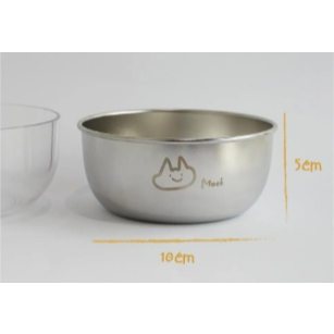 【樂森藥局】莫克Moek X Jesper 抗菌可微波不鏽鋼甜甜圈『點心碗』