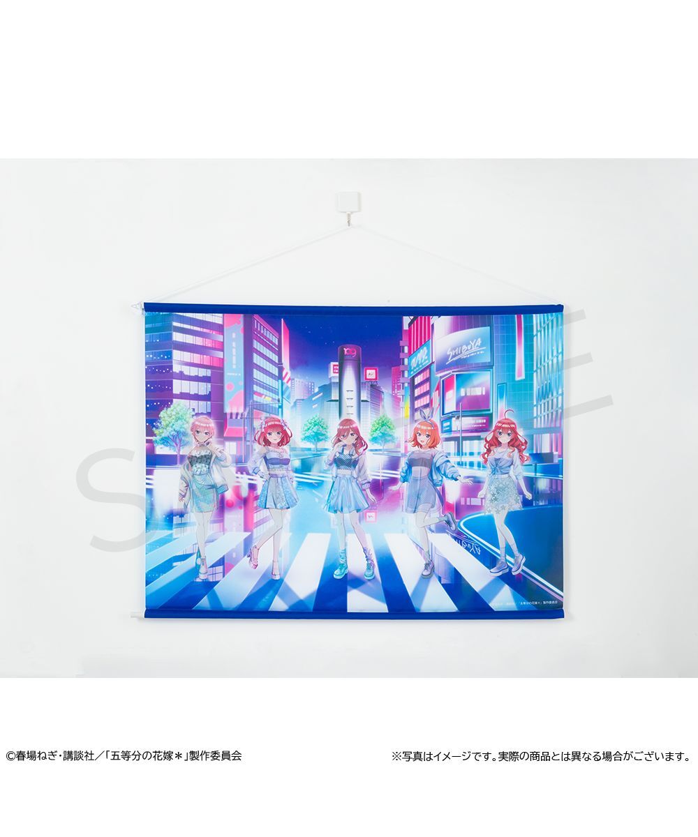 預購-「五等分的新娘＊」B2掛軸 Y3K【日本進口精品】