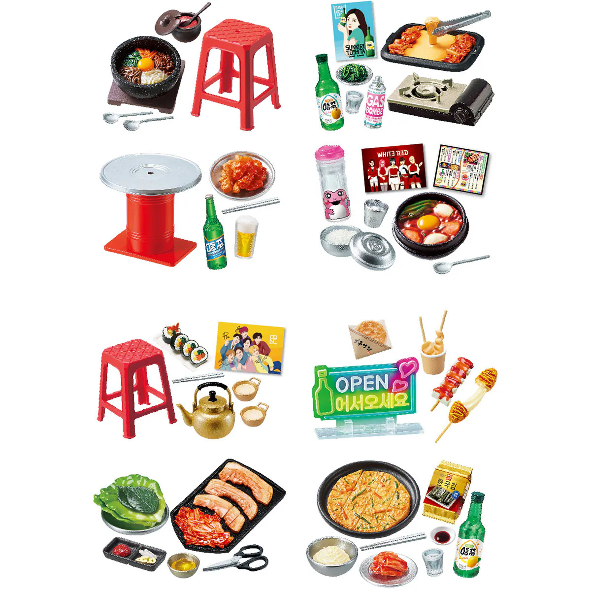 「ACG.GO」「預購」 Re-ment 韓國屋台之夜微型系列 BOX