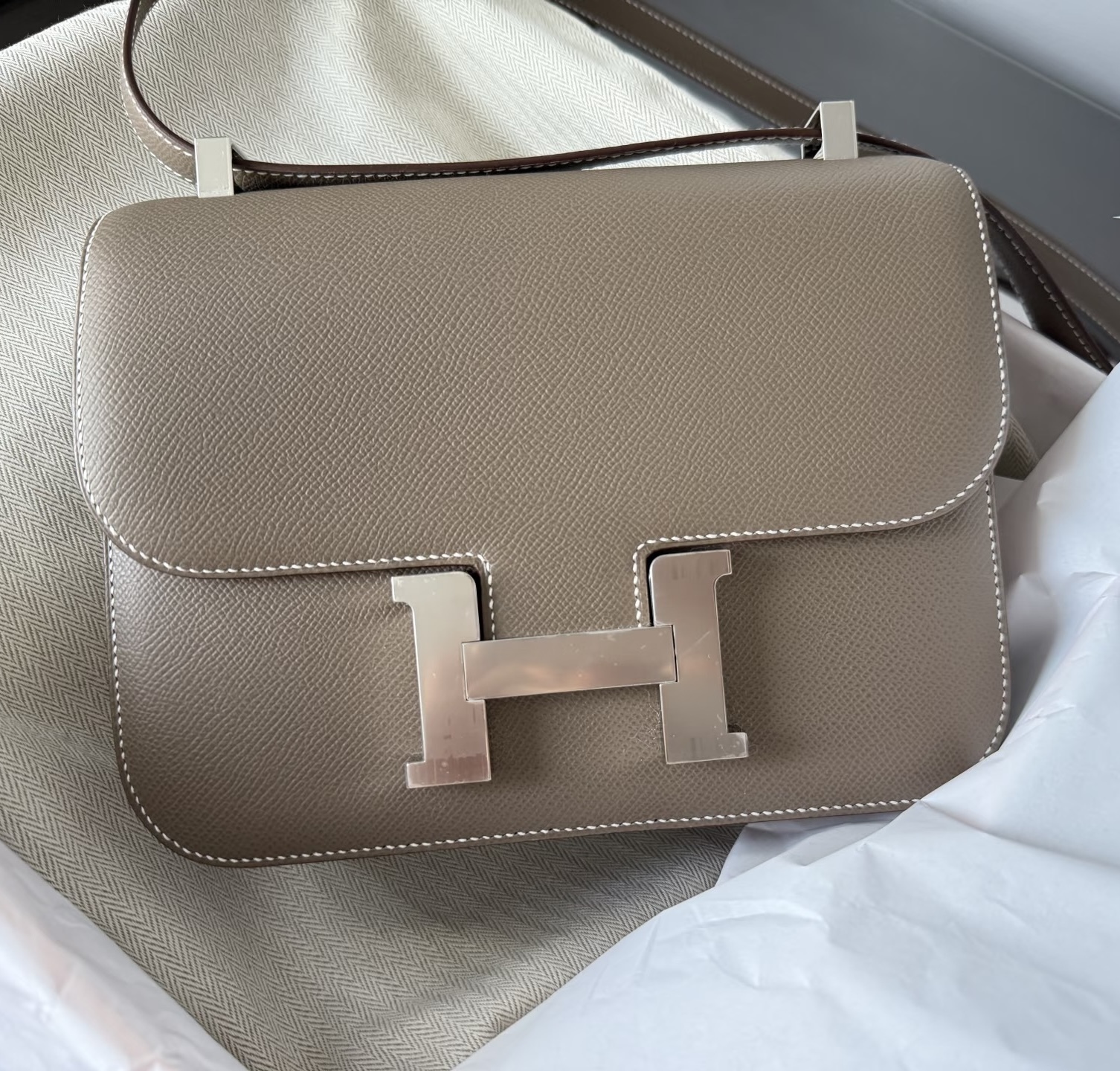 Constance 24 18 etoupe ck epsom K