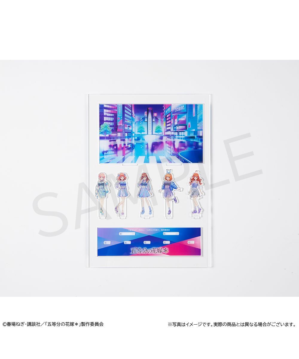 預購-「五等分的新娘＊」壓克力場景立牌 Y3K【日本進口精品】