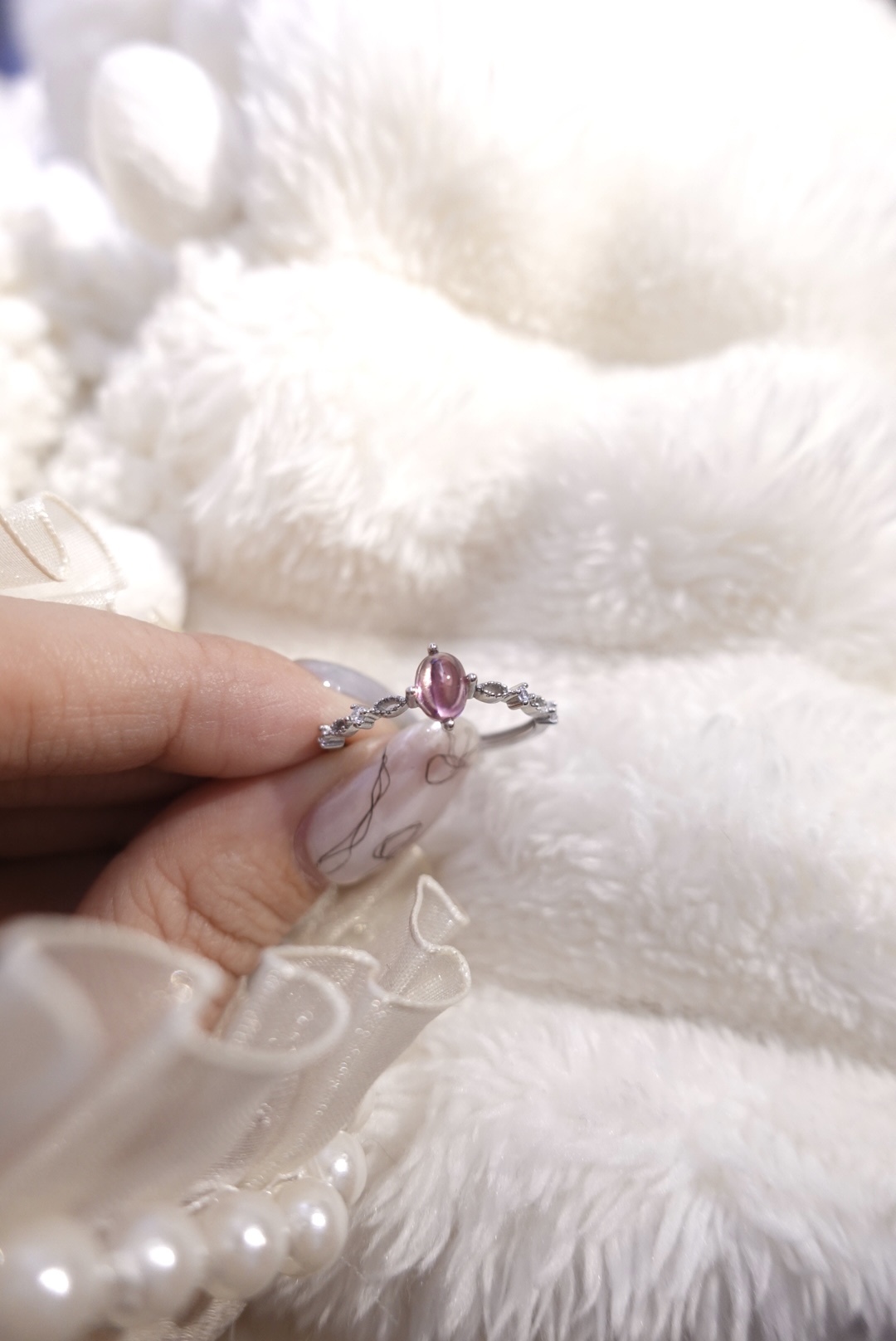 《 預購 》蛋面粉碧璽