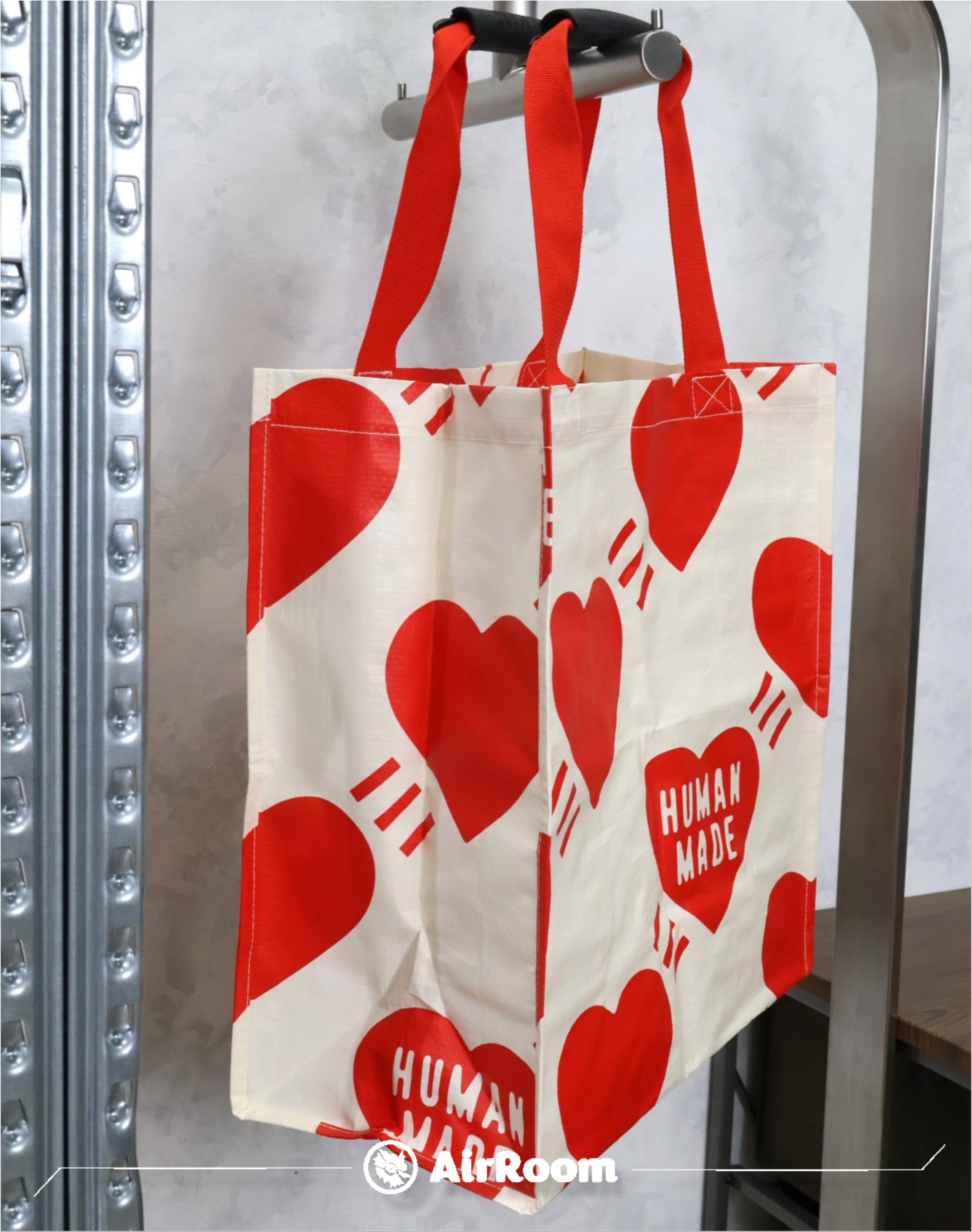 2025AW HUMAN MADE HEART REUSABLE BAG 滿版愛心環保袋手提袋現貨