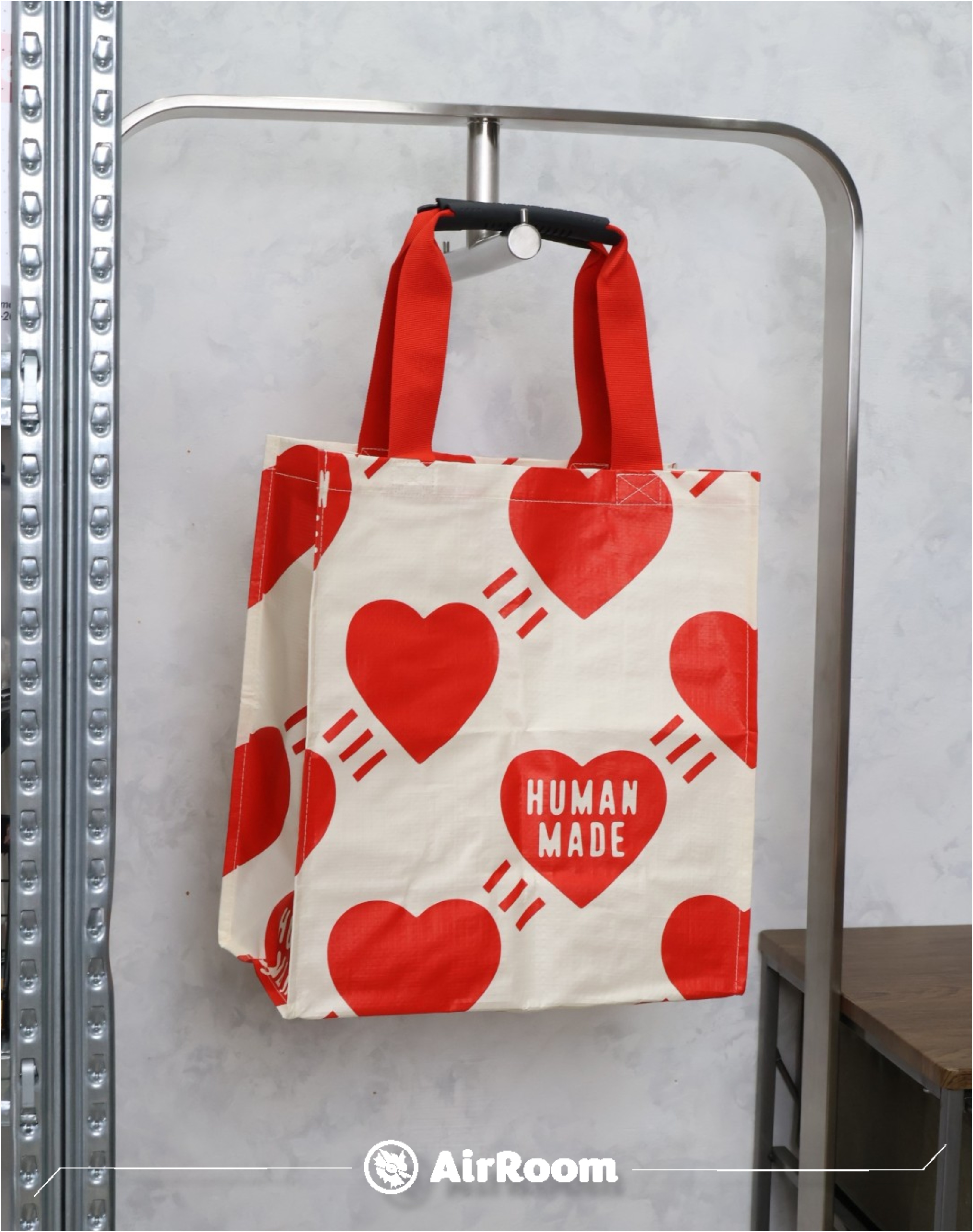 2025AW HUMAN MADE HEART REUSABLE BAG 滿版 愛心 環保袋 手提袋 現貨