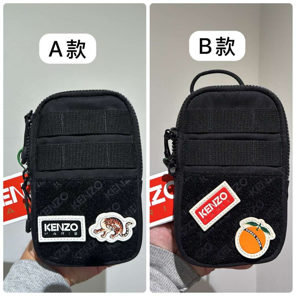 【直播】KENZO LL1031200 黑色小腰包 E65PM208F2099/FE55PM208F2099