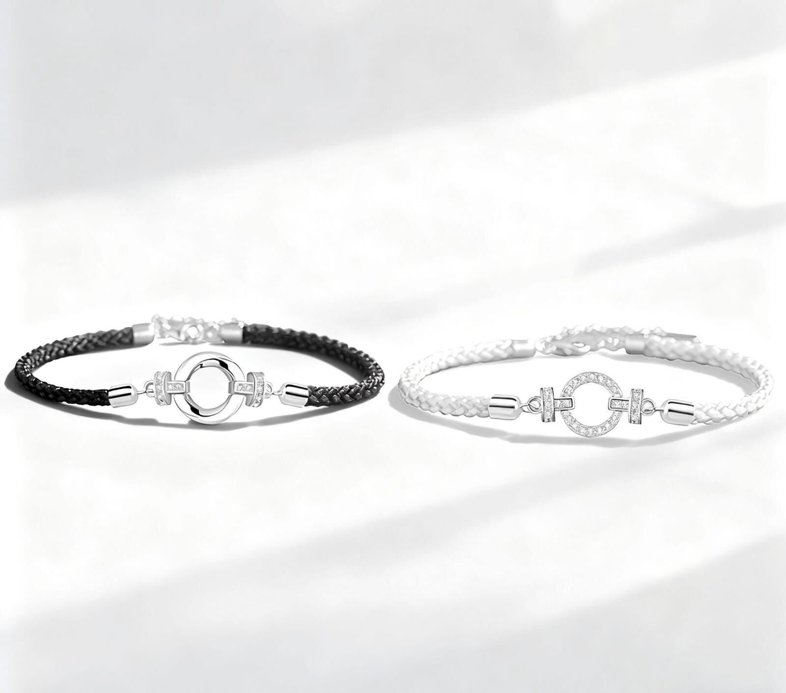 「攜手共進👫」情侶手鏈 | S925純銀 | 免費刻字