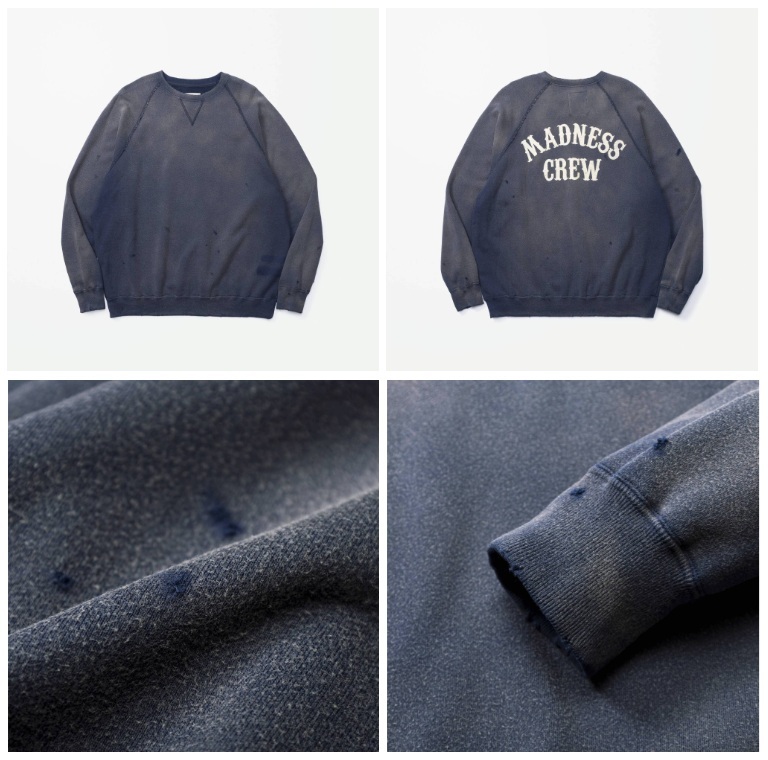 MADNESS 2025 DELLA HEAVY FRENCHTERRY CREW SWEATSHIRT *MADE IN JAPAN* - PRE ORDER ITEM (預訂中)