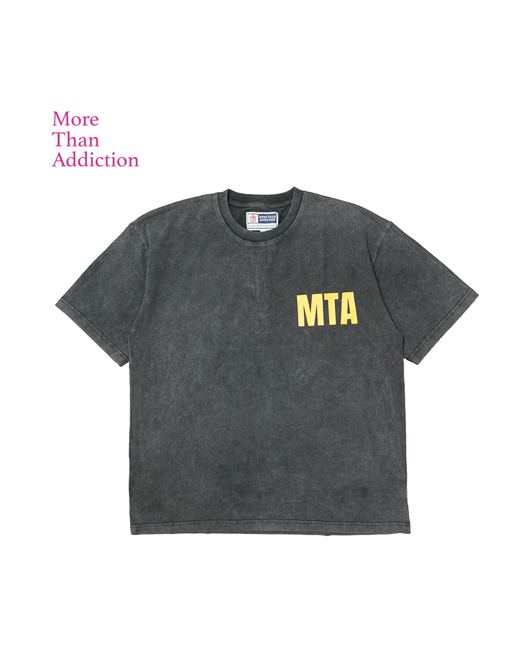 【逢甲FUZZY】MTA More Than Addiction Washed Logo Tee 水洗 MT25T003