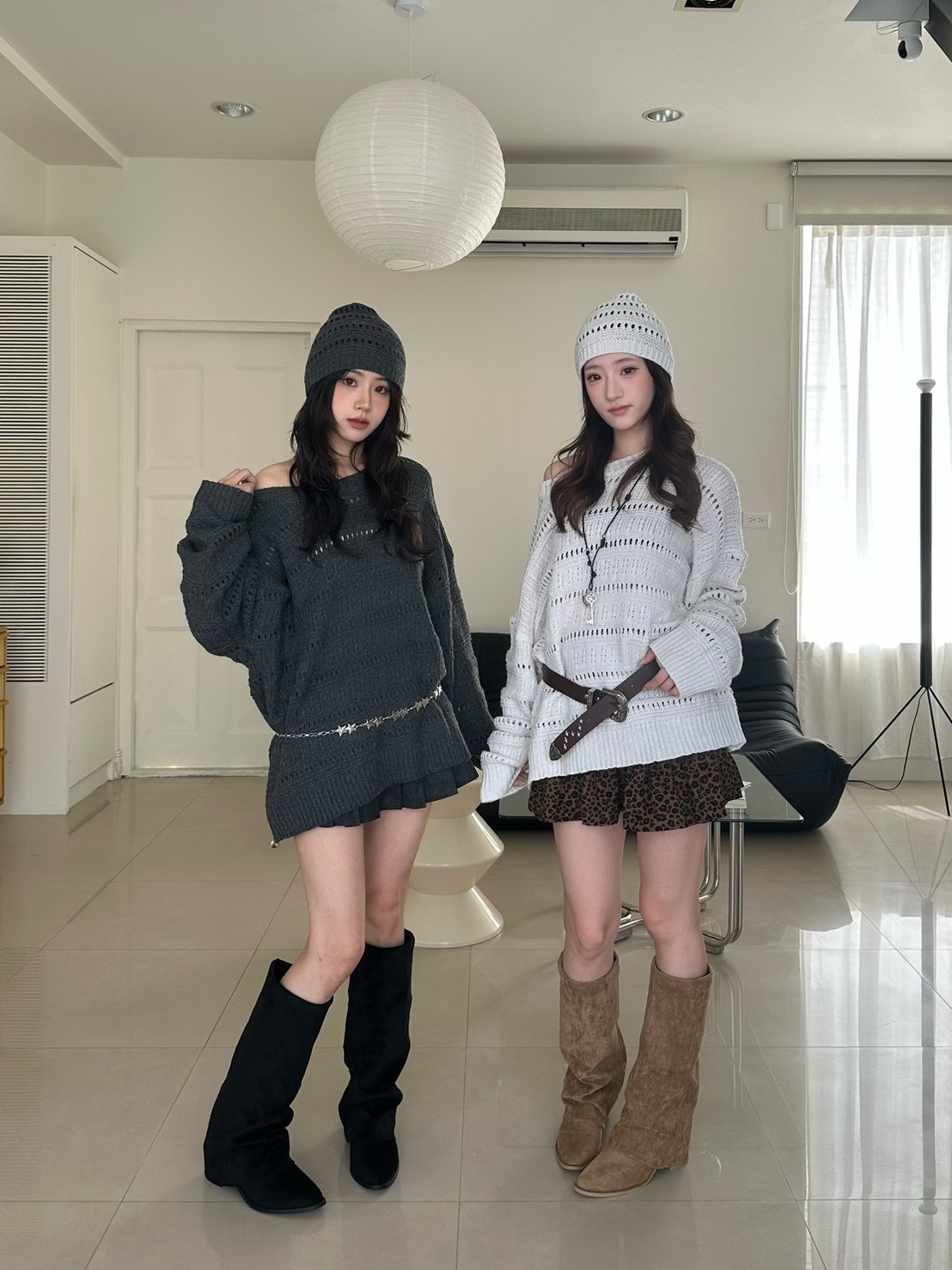 附帽帽大版針織上衣