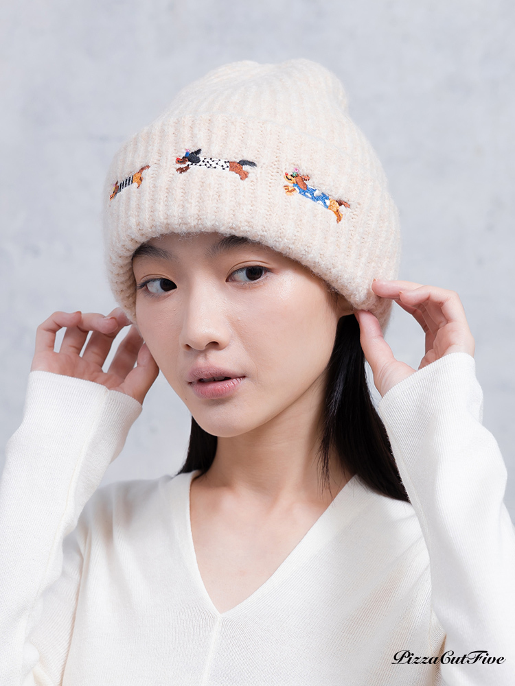 [兩件999]可愛毛線帽 PizzaCutFive PCF253630020