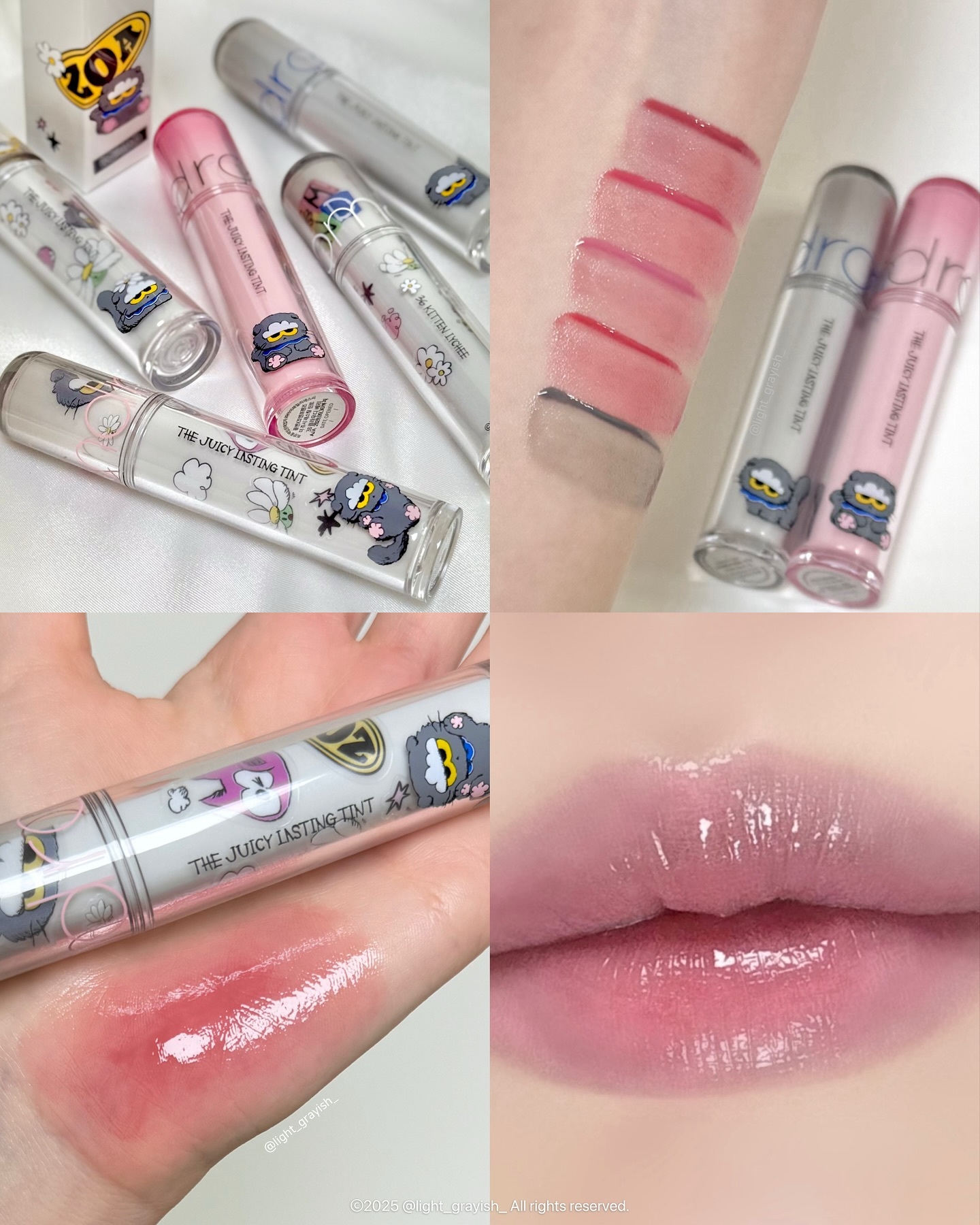 Rom&nd X Zoa聯名彩妝 亮面唇釉💄