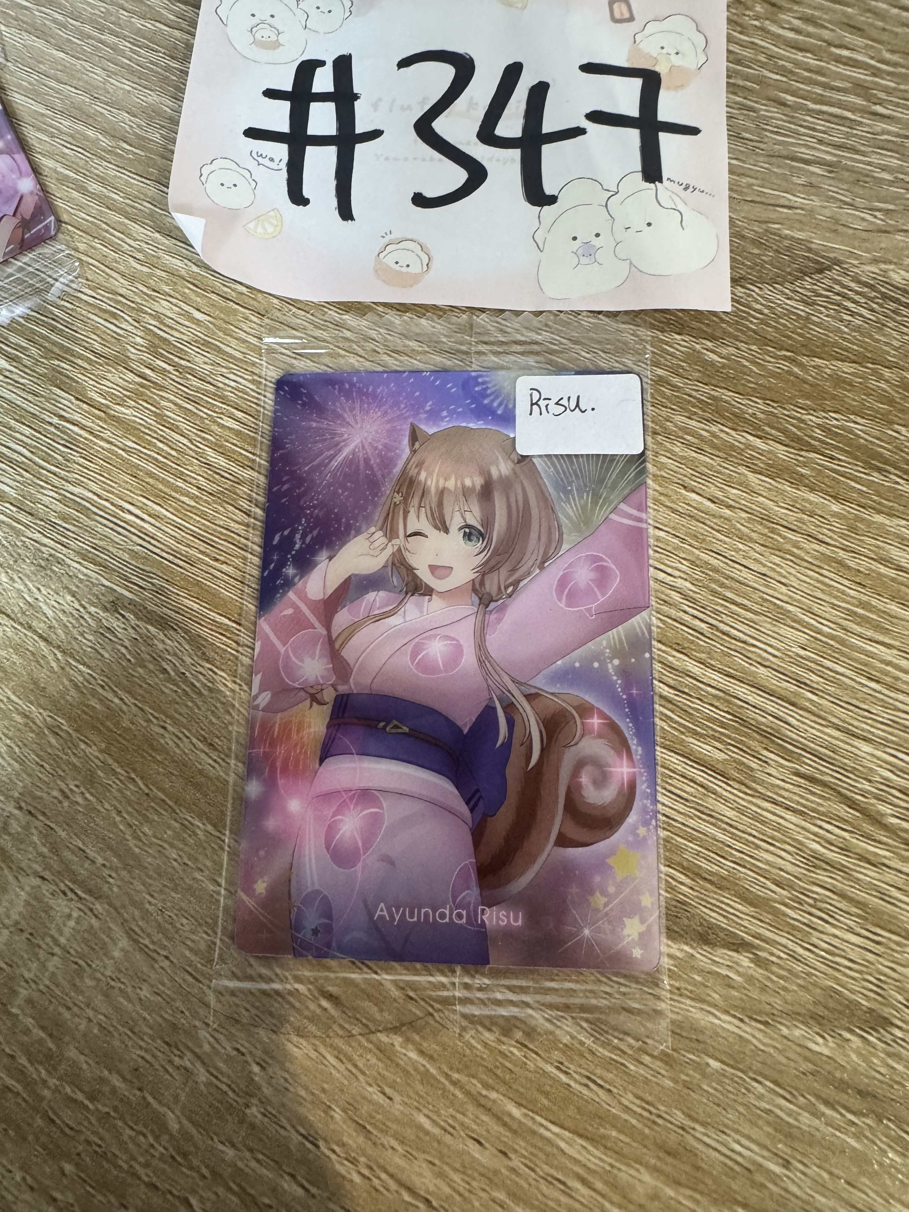 Hololive  risu 小卡#347