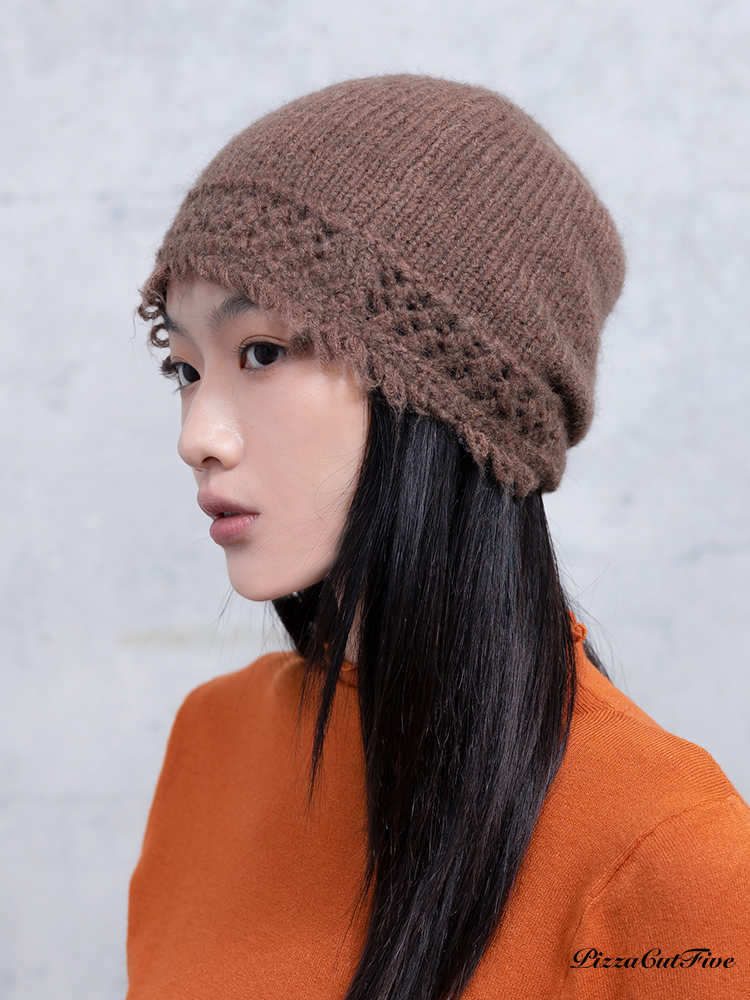 [兩件999]毛邊針織帽 PizzaCutFive PCF253630013