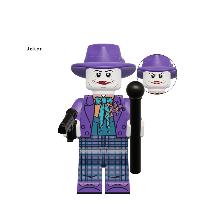 Batman Joker Custom Minifigures Fit Lego KDL851 K2330