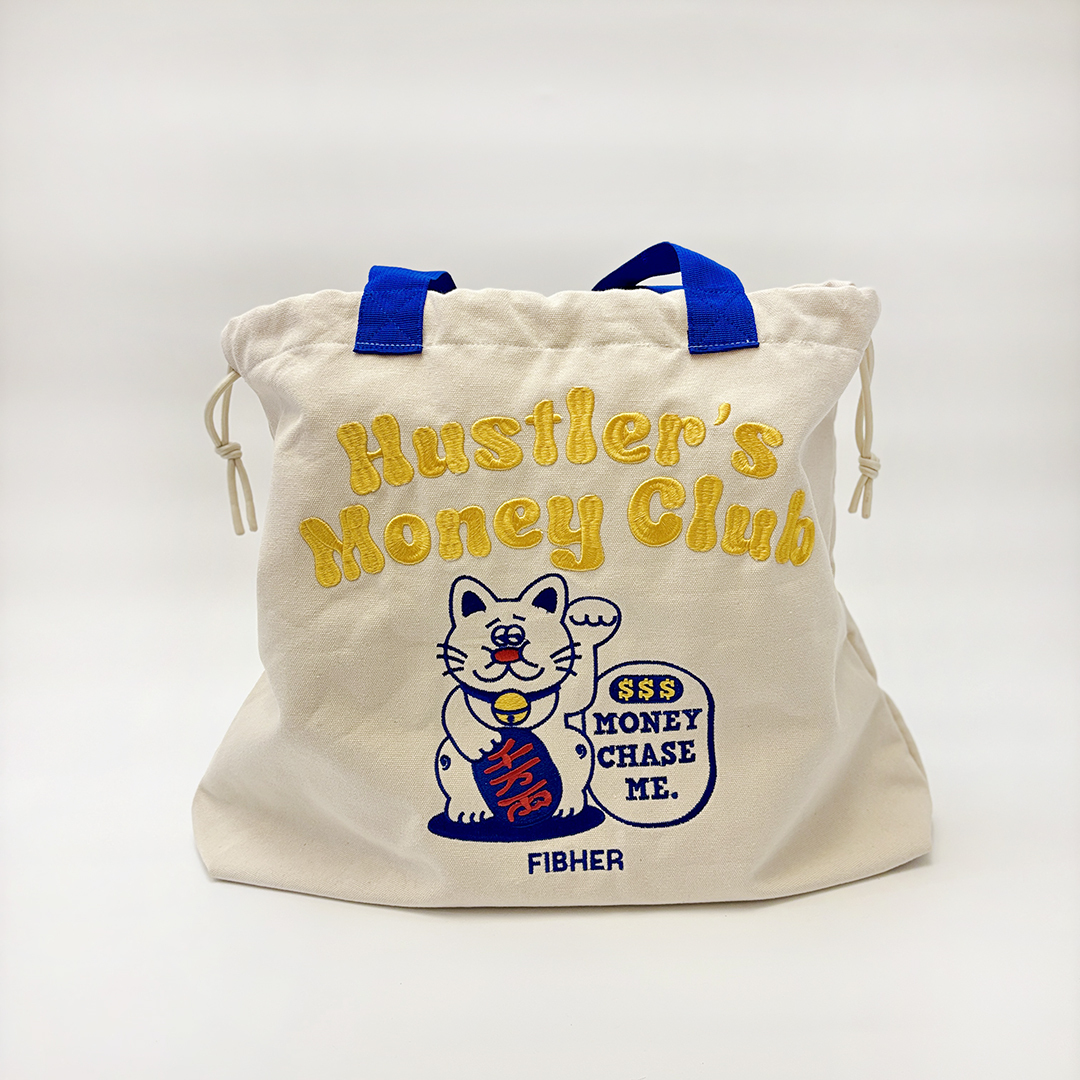 Richie來財抽繩帆布包