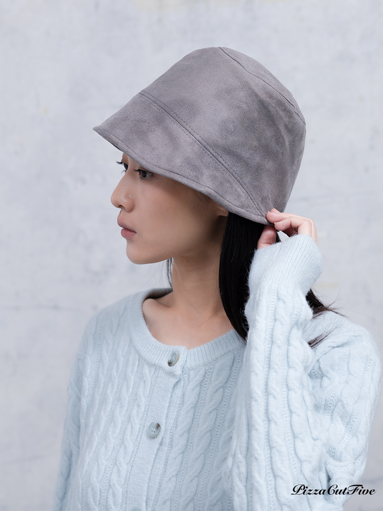 [兩件999]麂皮盆帽/漁夫帽 PizzaCutFive PCF253630008