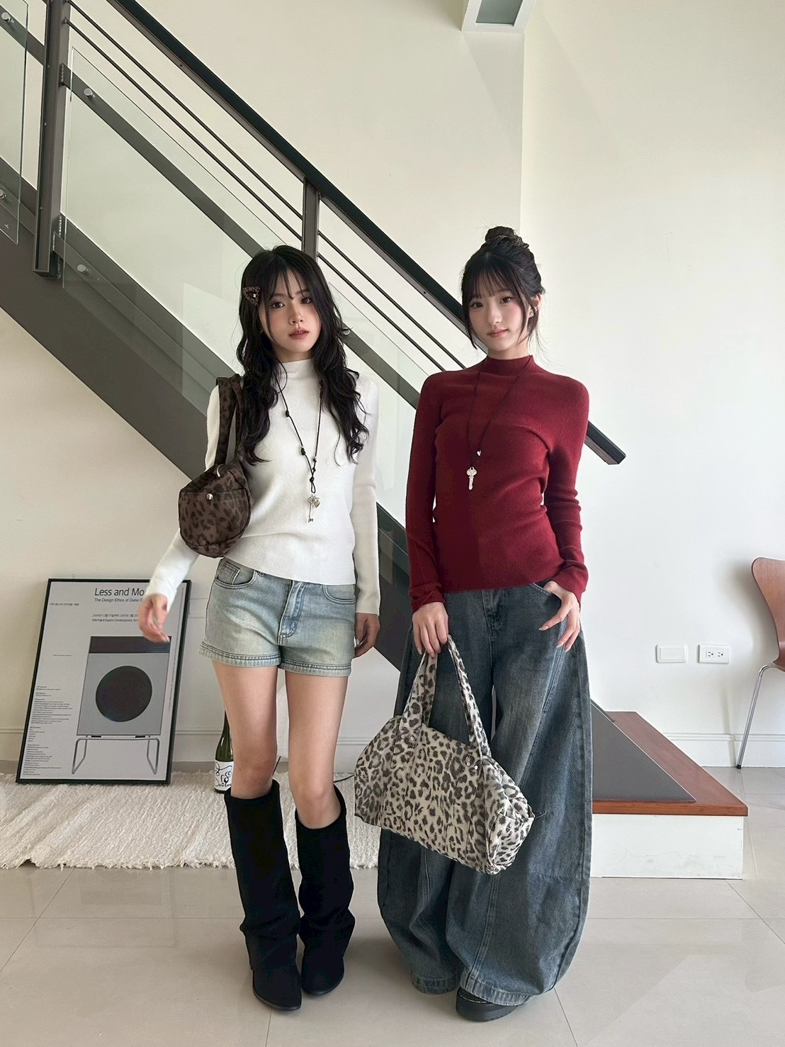 親膚絨無縫立領針織衣