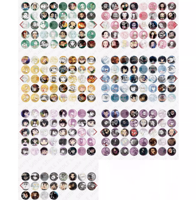 [代購][預訂] 鬼滅之刃 隊士百景 圓襟章 抽