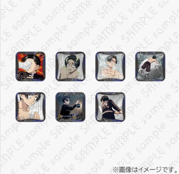 [代購][預訂] 鬼滅之刃 隊士百景 方形襟章 抽