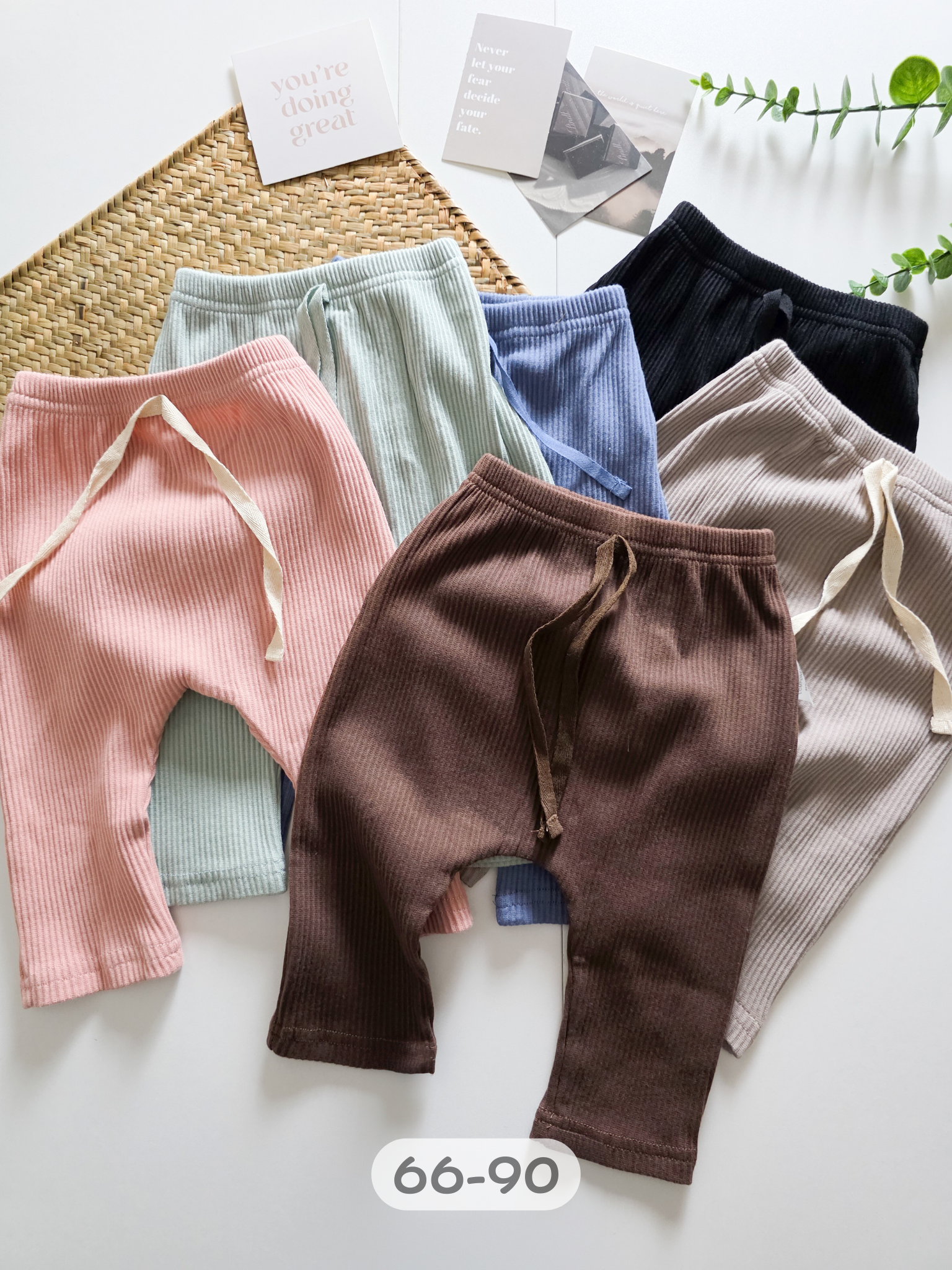 糖果色 屁屁長褲