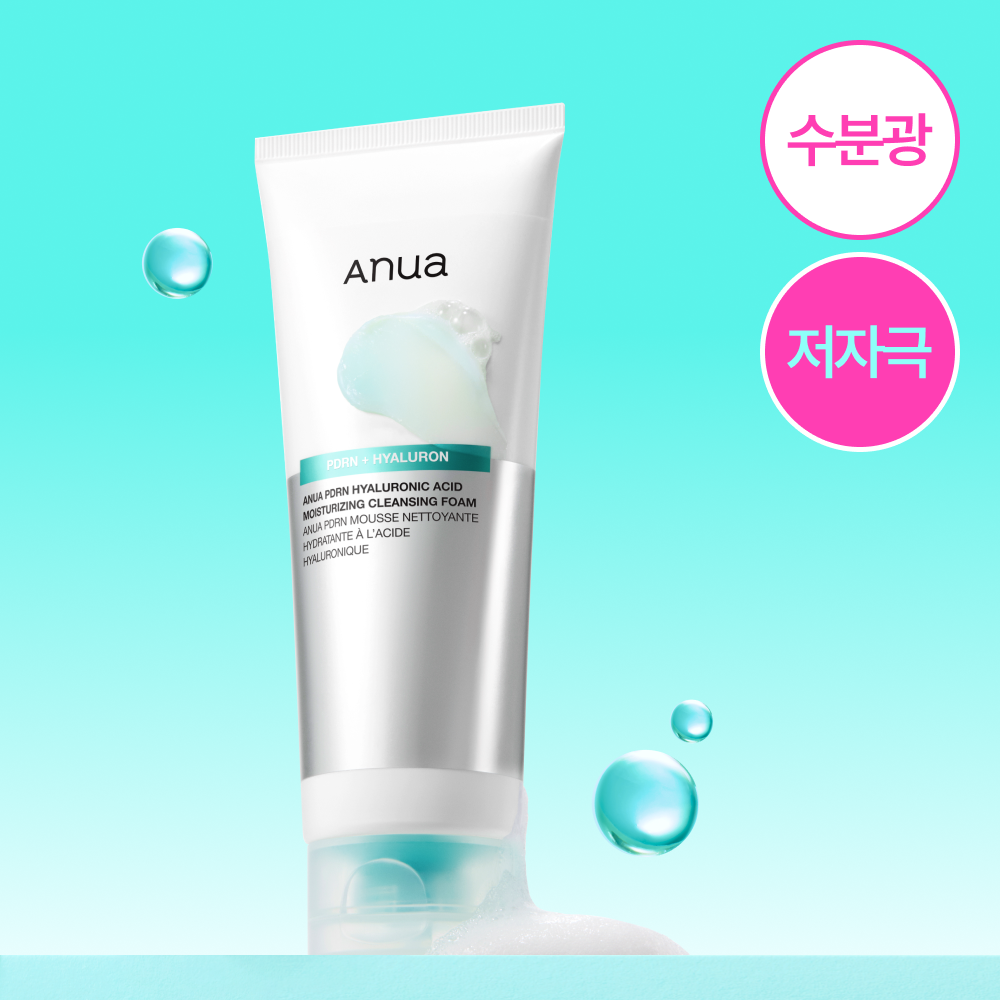 [ Anua ] PDRN Hyaluron  Acid Moisturizing Cleansing Foam 150ml