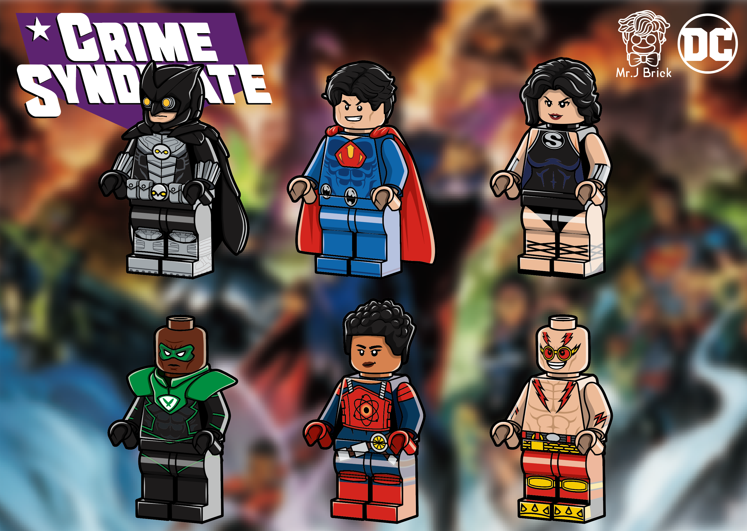 [MrJ][Preorder] Crime Syndicate [PADprinted]