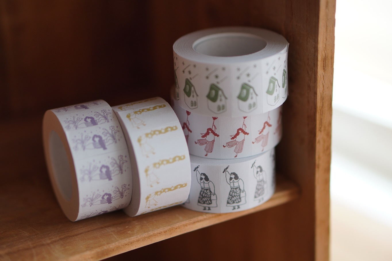 500枚 標籤貼紙 五款可選 ｜森空