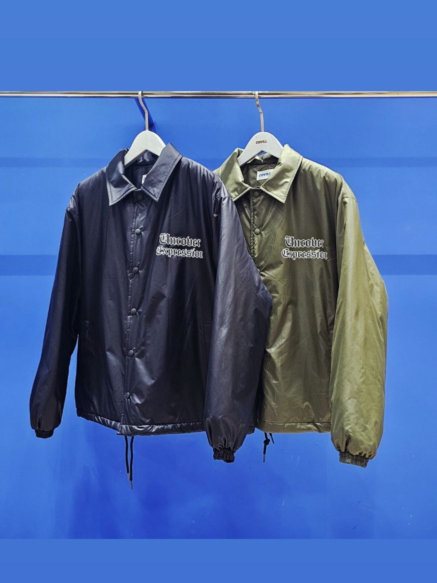 反領英文字開胸外套(薄夾棉) COVILL-236JK