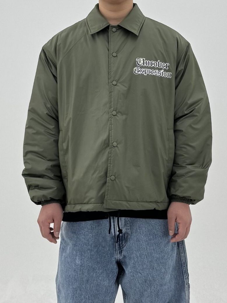 反領英文字開胸外套(薄夾棉) COVILL-236JK