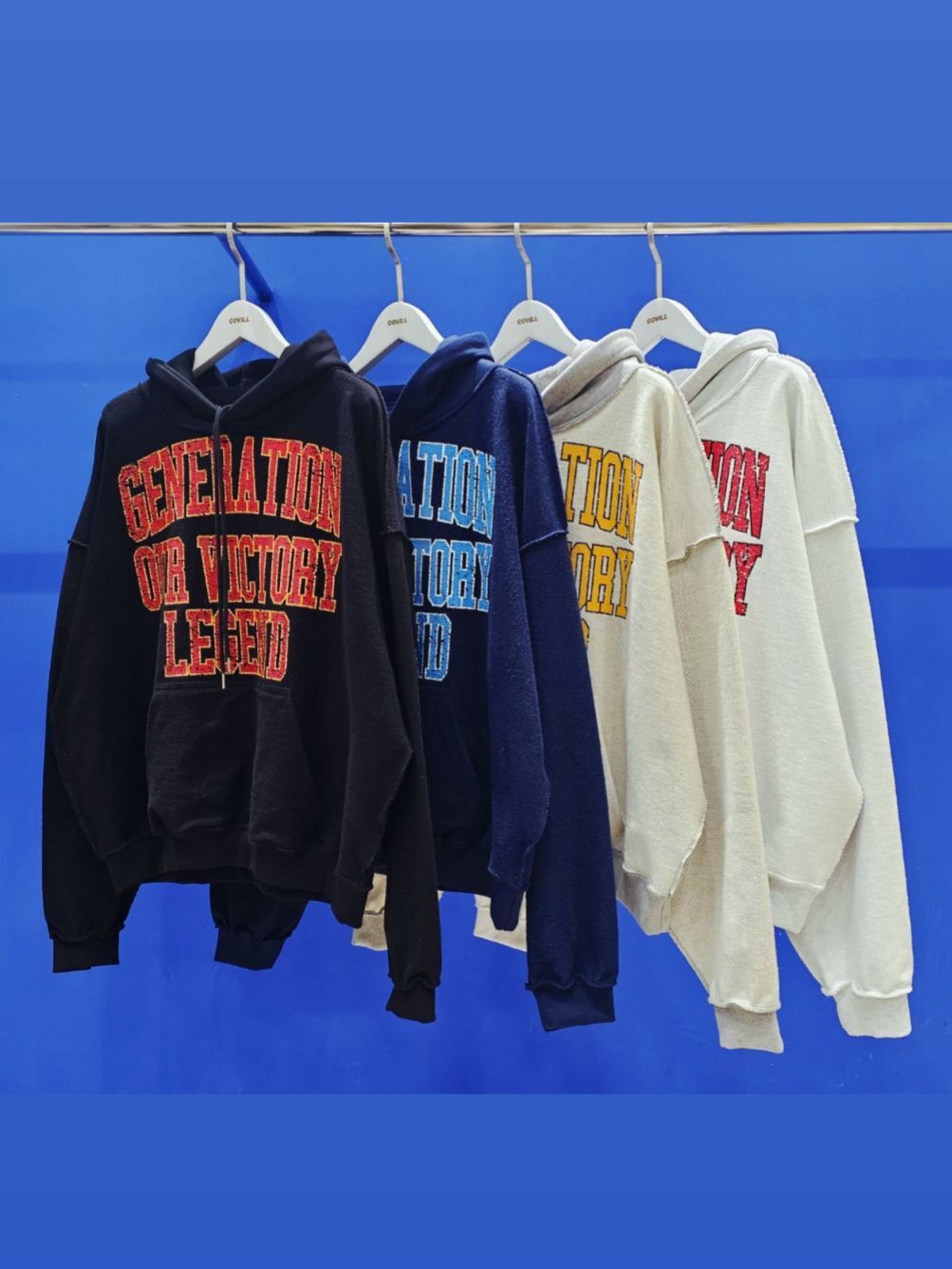 英文字連帽衛衣 COVILL-237T