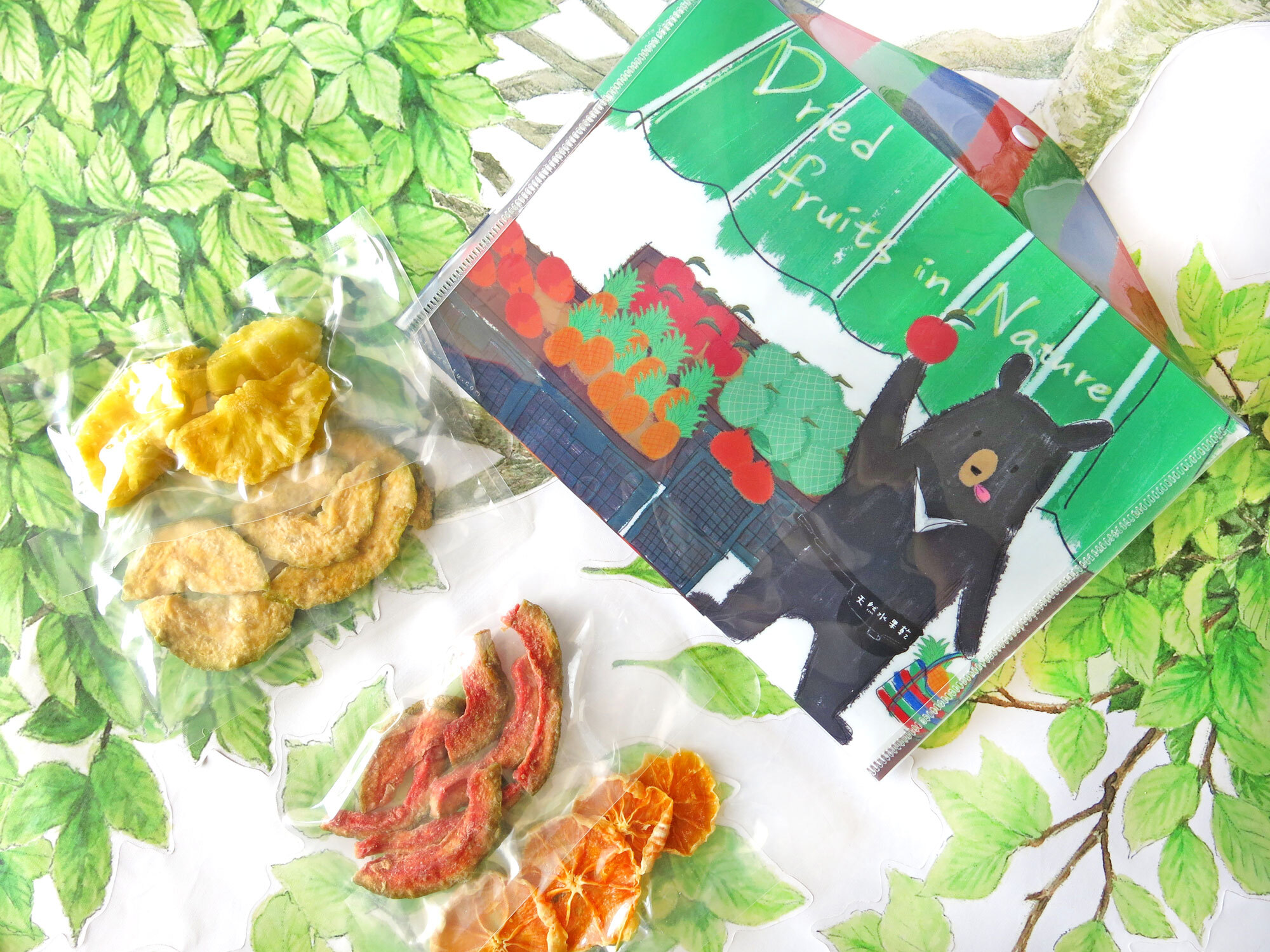 水果熊老闆茄芷包水果乾4入