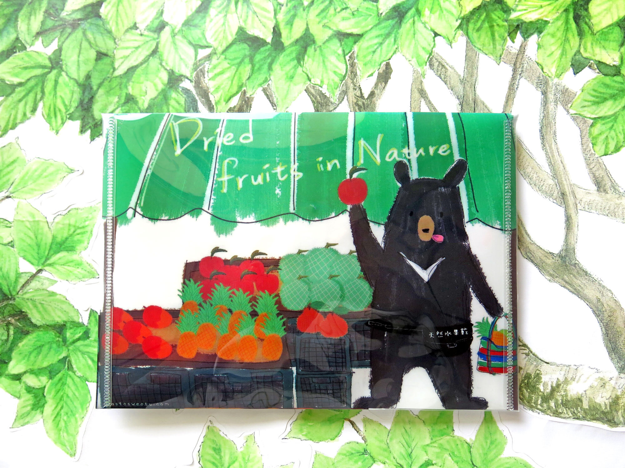 水果熊老闆茄芷包水果乾4入