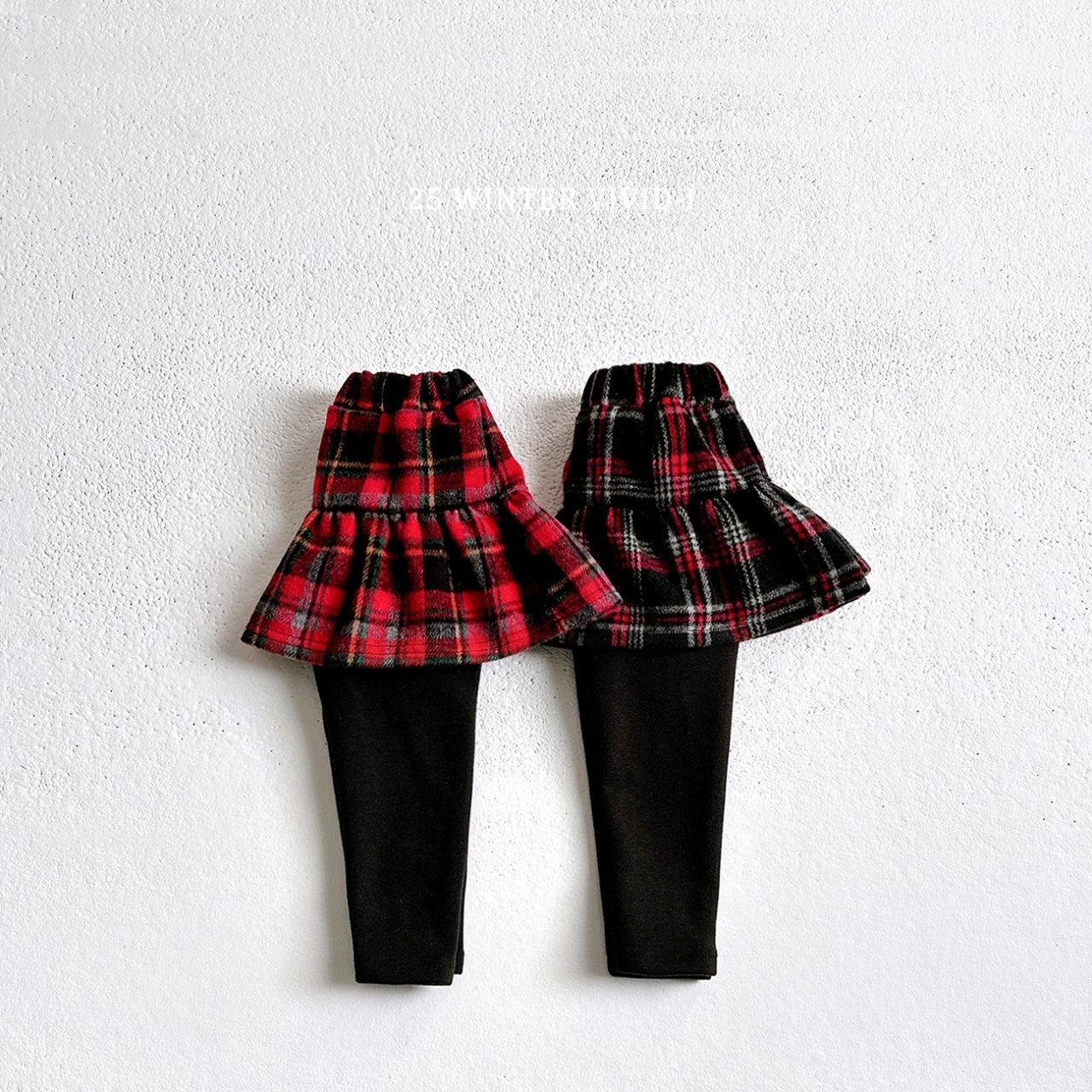 Vivid-i Check Skirt Leggings