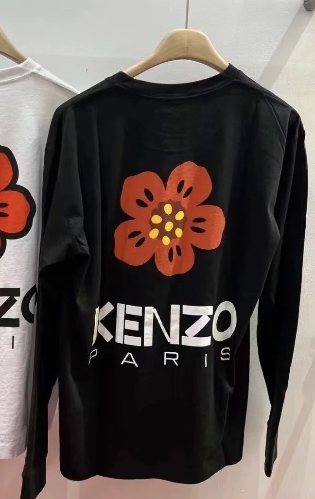 【現貨】KENZO LL1031414 圓領長袖上衣 (黑色) (FD55TS4444SG)