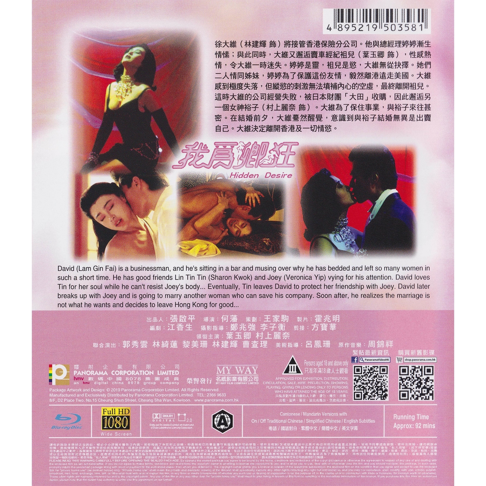 Hidden Desire (1991) (Blu-ray)