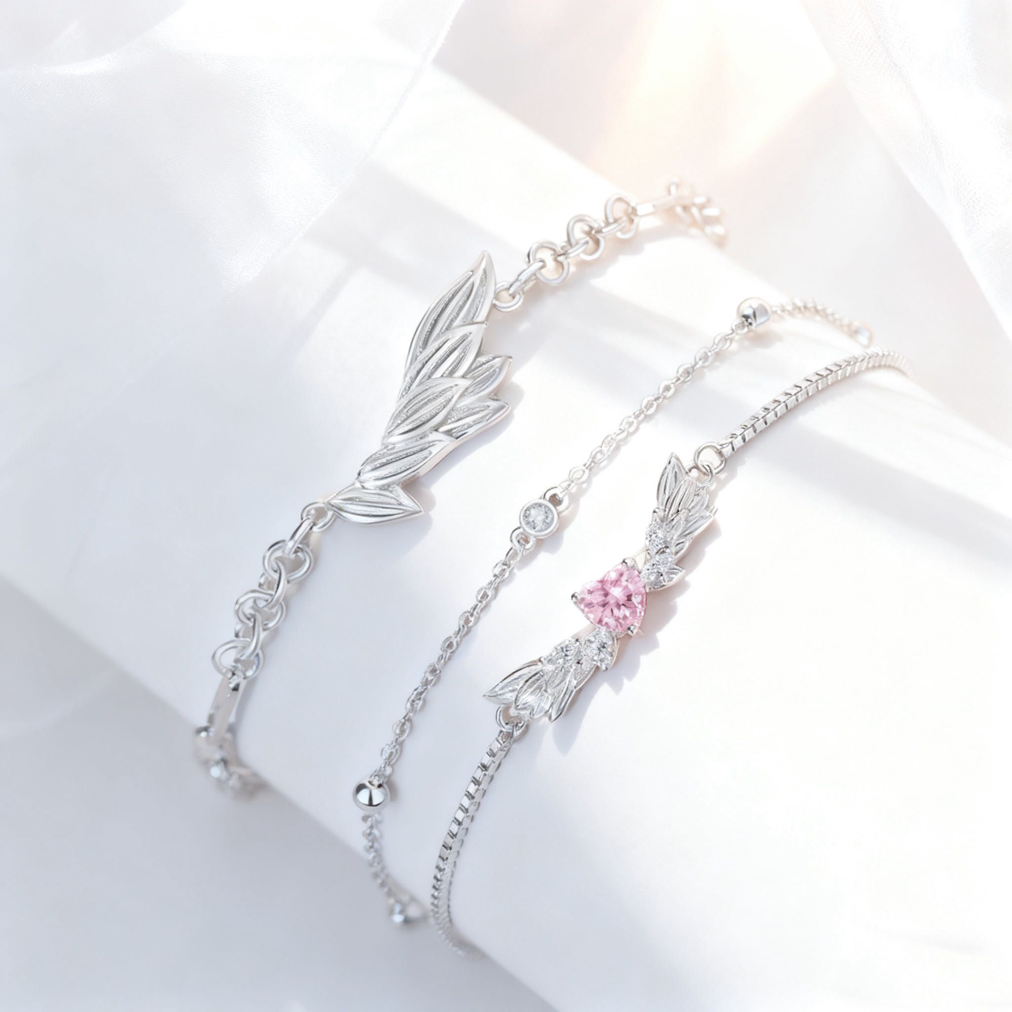 「甜甜愛戀🍬💓」情侶手鏈 | S925純銀 | 免費刻字