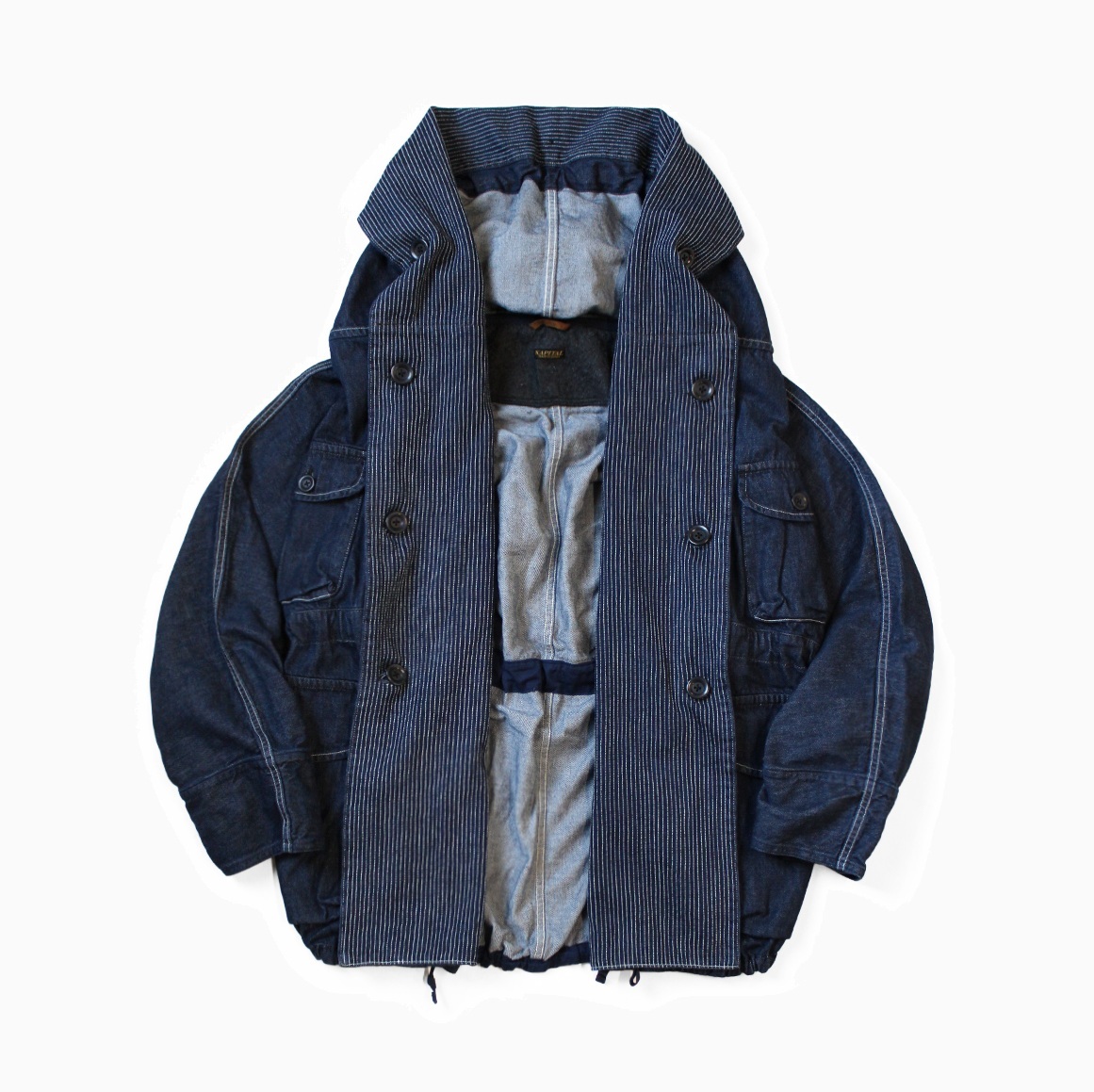 KAPITAL 10oz INDIGO DENIM RING COAT - PRE ORDER ITEM (預訂中)
