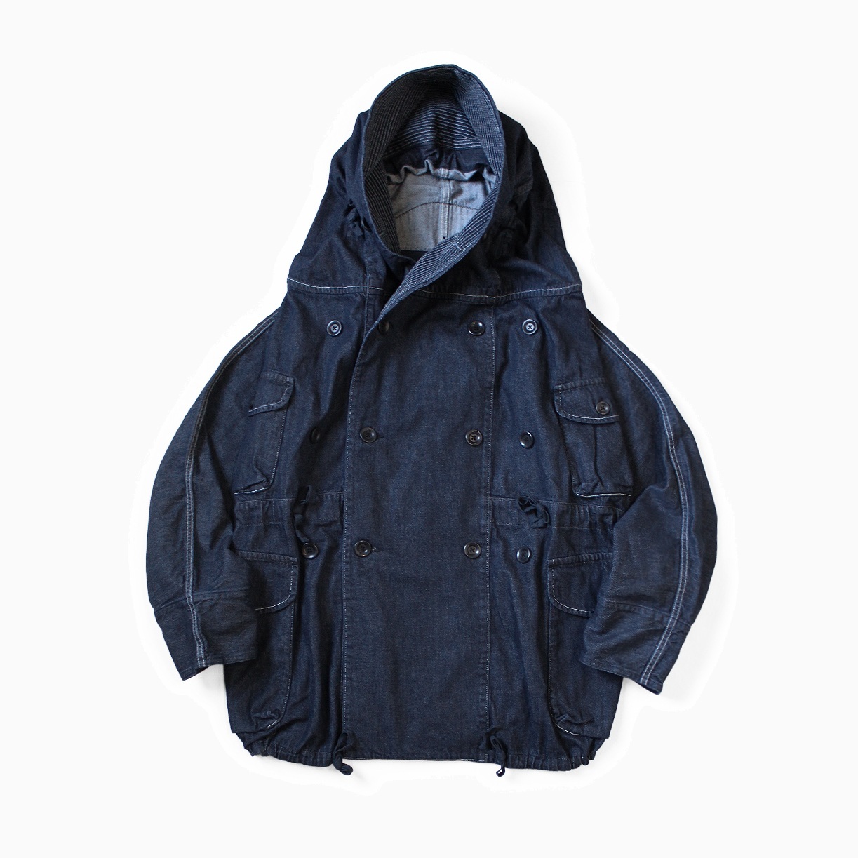 KAPITAL 10oz INDIGO DENIM RING COAT - PRE ORDER ITEM (預訂中)