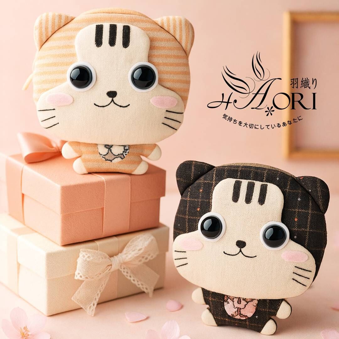 販售原尺寸【紙型】(大頭貓零錢包)