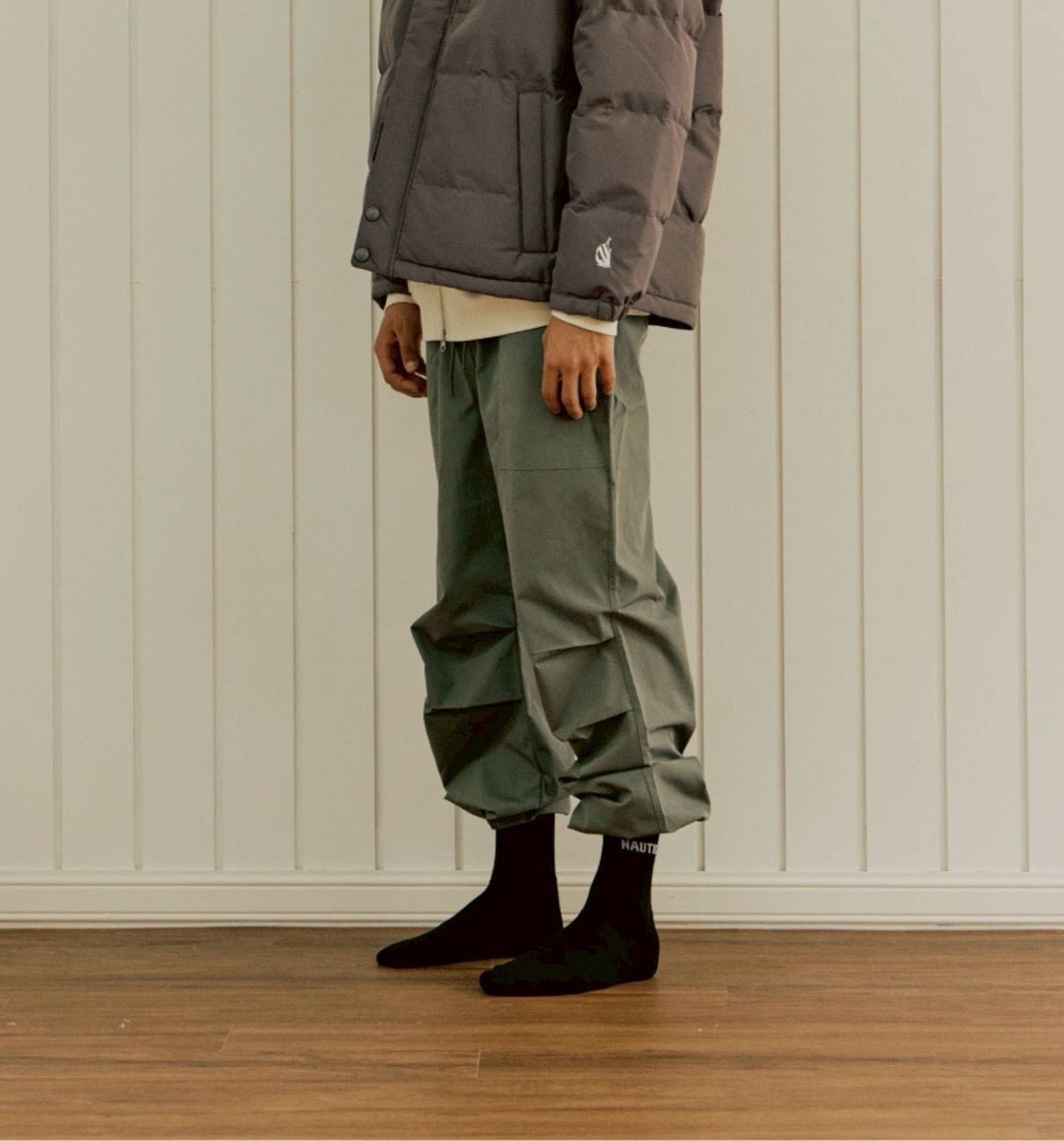 【Nautica 經典長筒襪襪五入組】 一組五雙