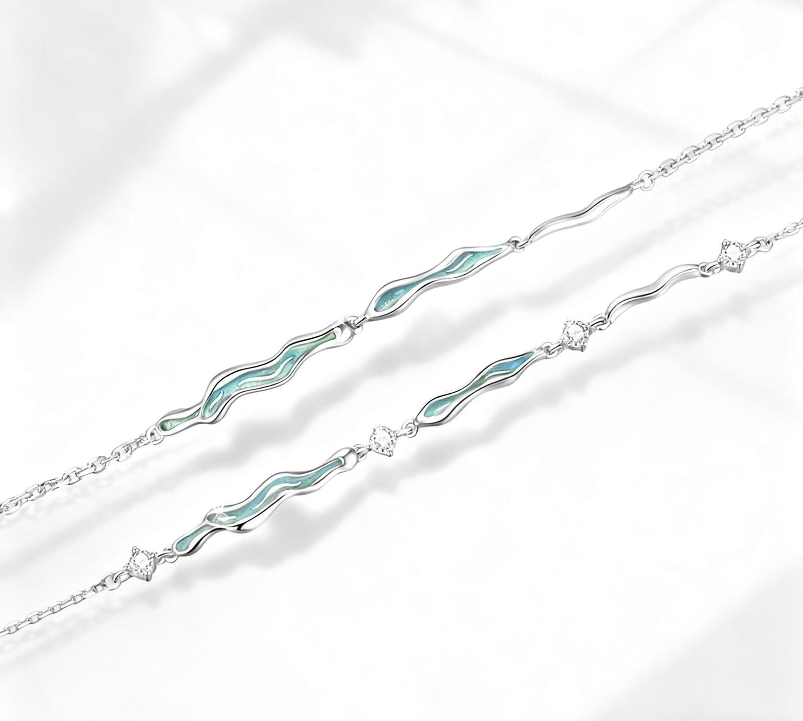 「愛你不止💓」情侶手鏈 | S925純銀 | 免費刻字