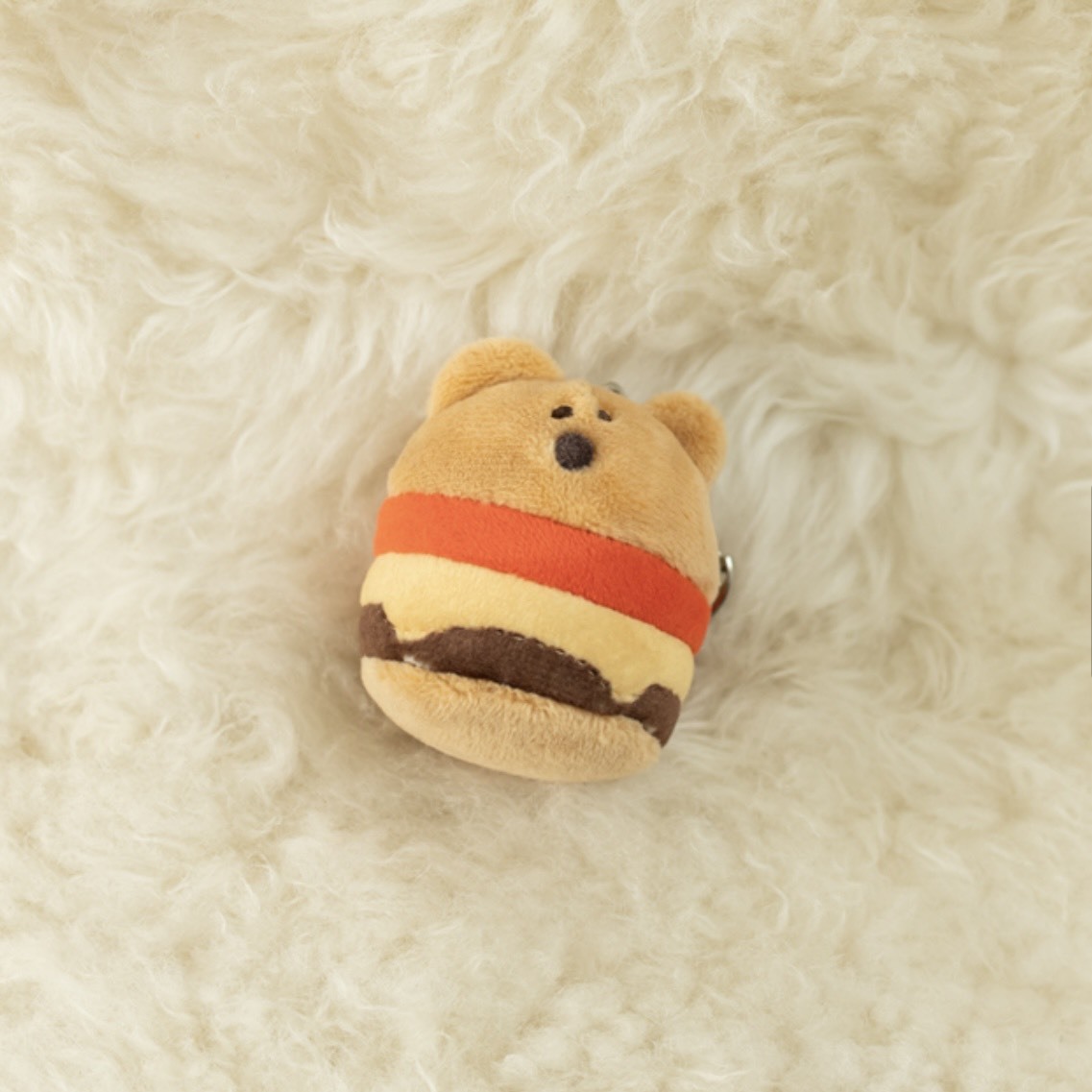 韓國 DINOTAENG 校園系列 漢堡吊飾