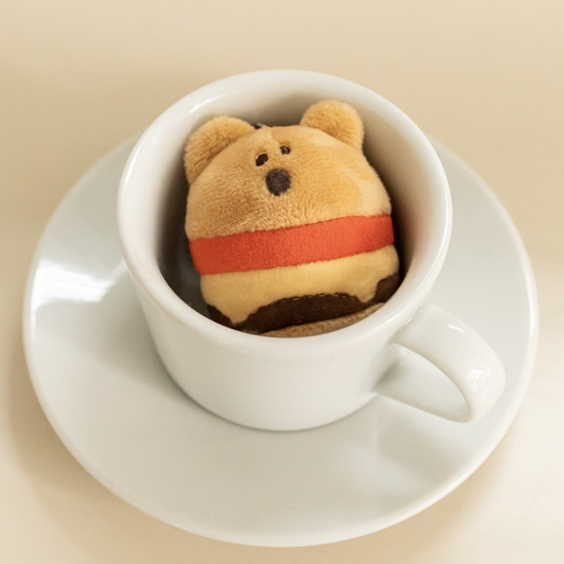 韓國 DINOTAENG 校園系列 漢堡吊飾