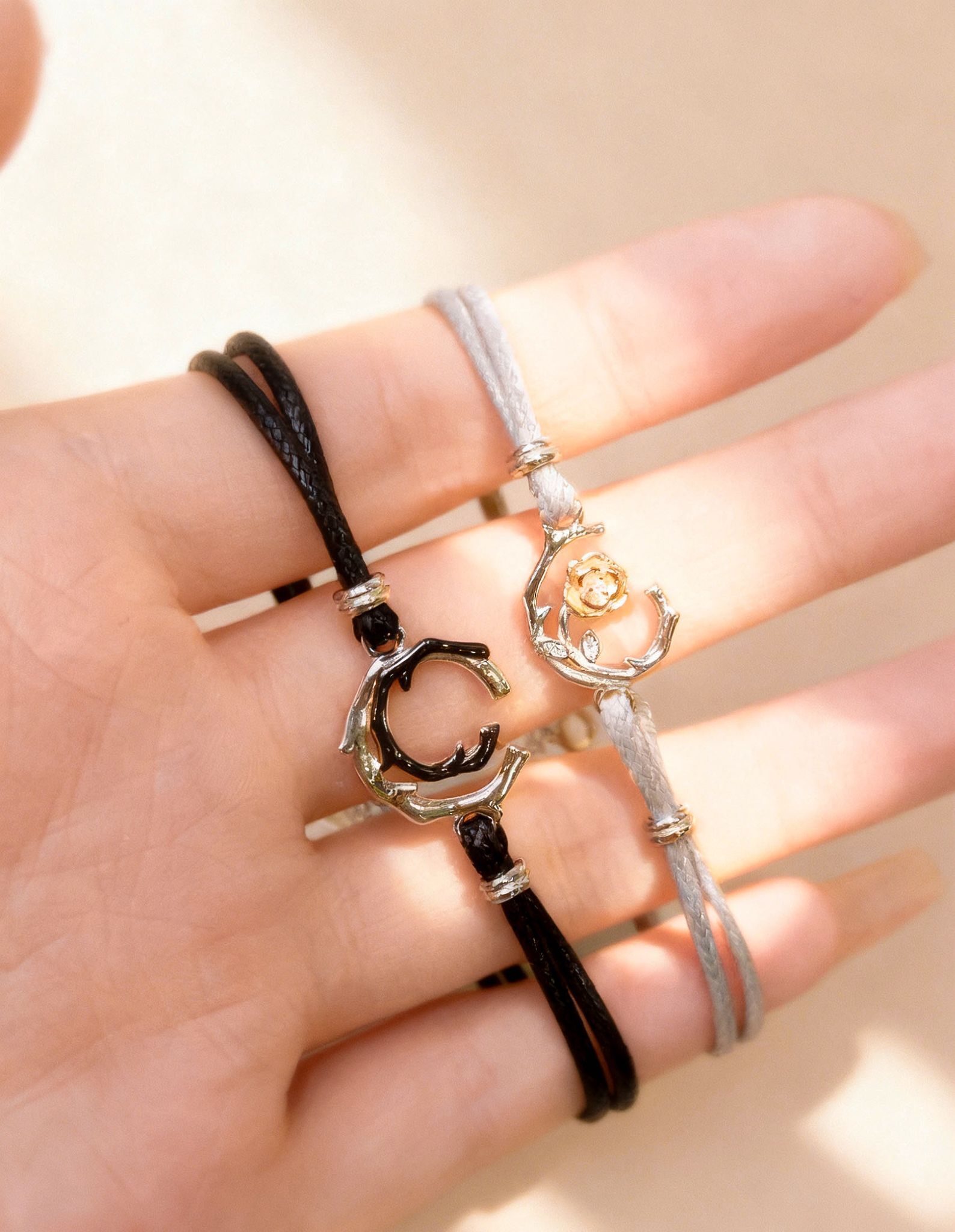 「陶醉🥴」情侶手鏈 | S925純銀 | 免費刻字