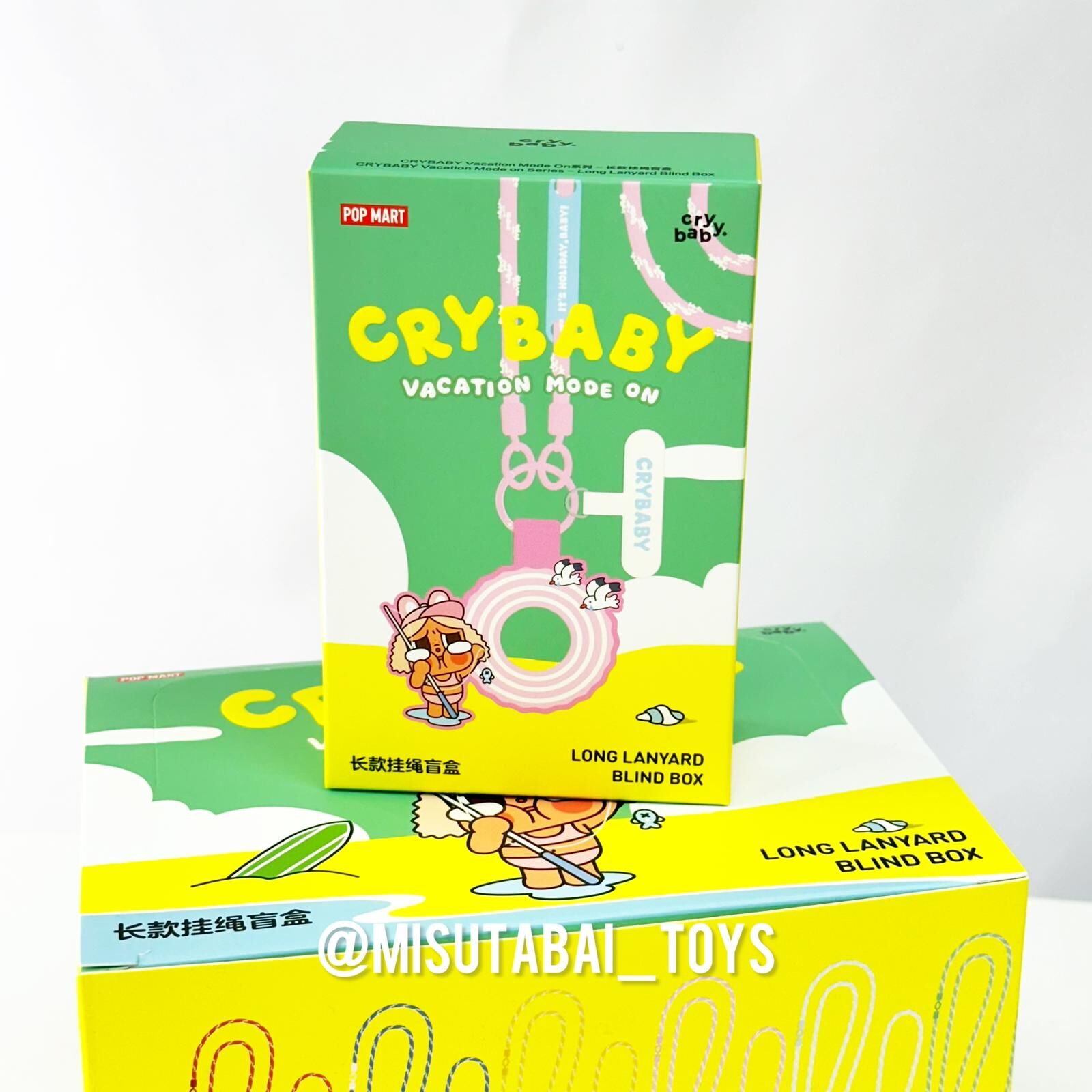 CRYBABY Vacation Mode On系列 - 長款掛繩盲盒 (POP MART)