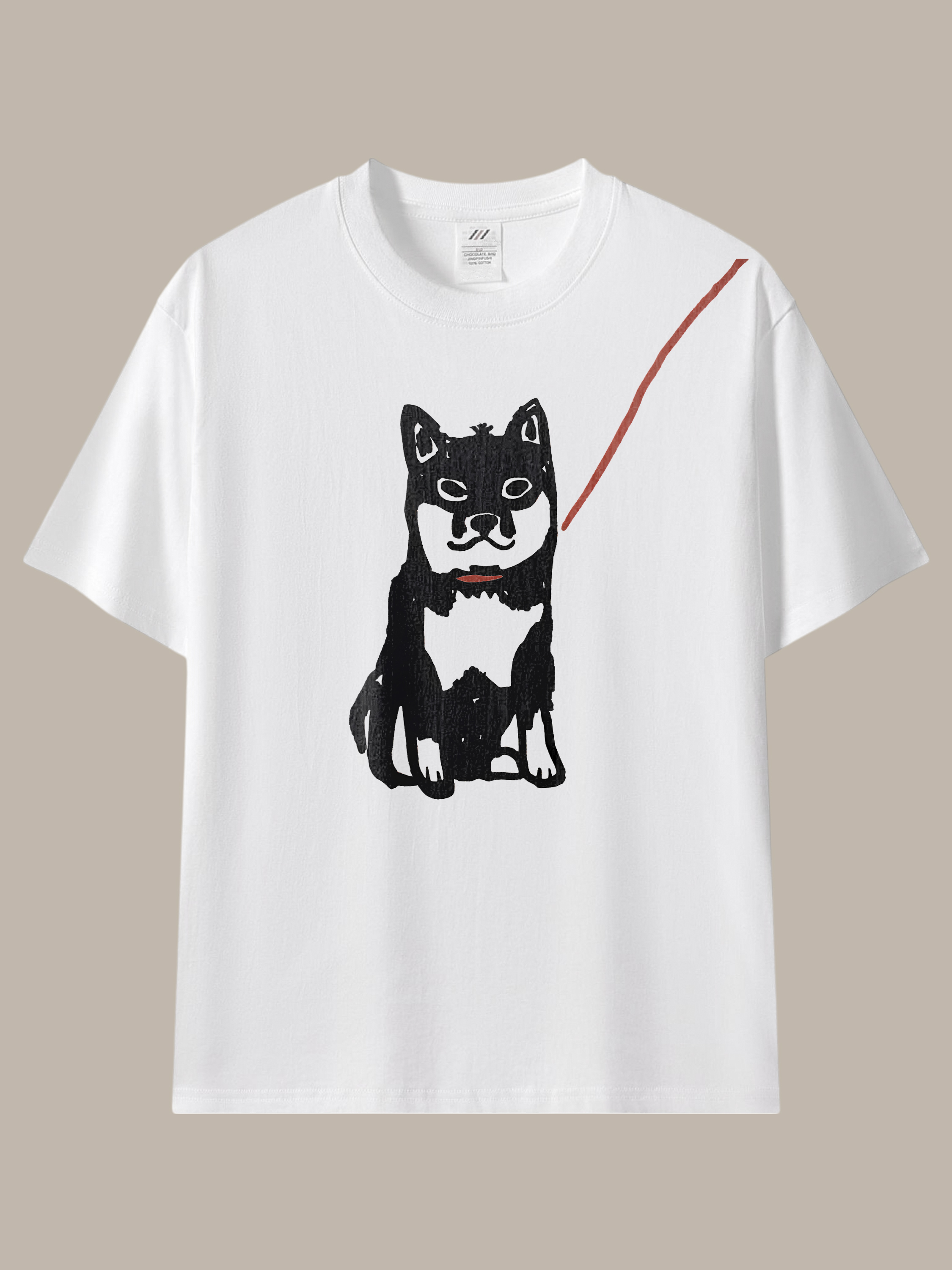 日常的溫柔陪伴｜黑柴插畫T-shirt