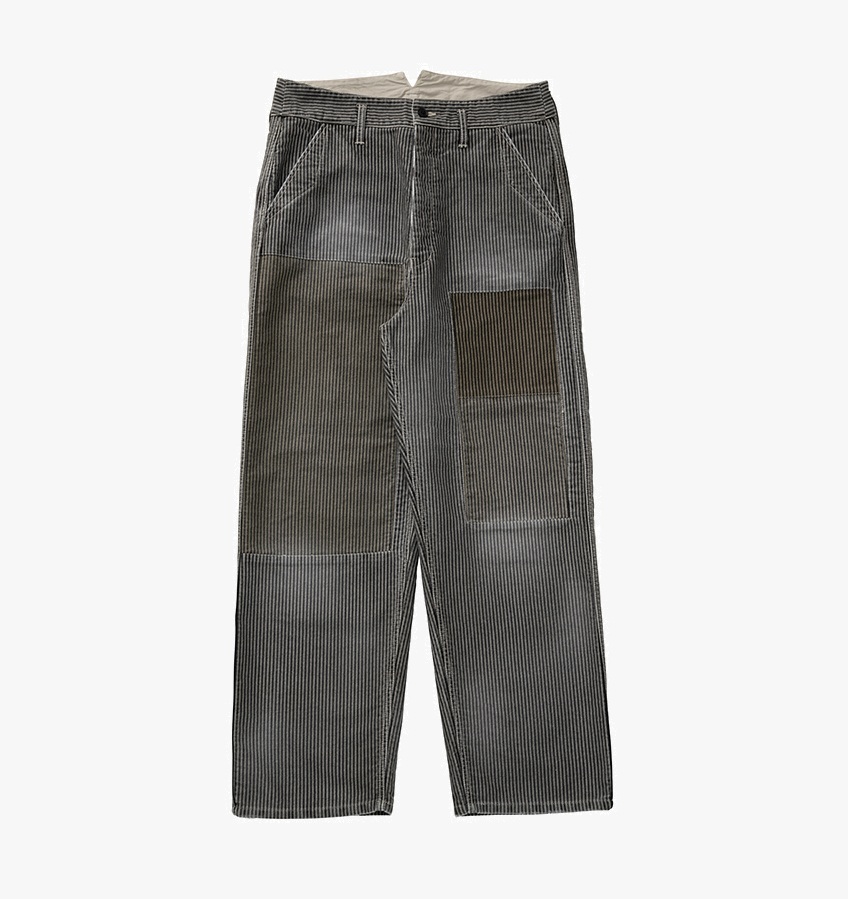 VISVIM 2025 A/W PASTORAL PANTS STRIPES MOLESKIN DMGD - PRE ORDER ITEM (預訂中)