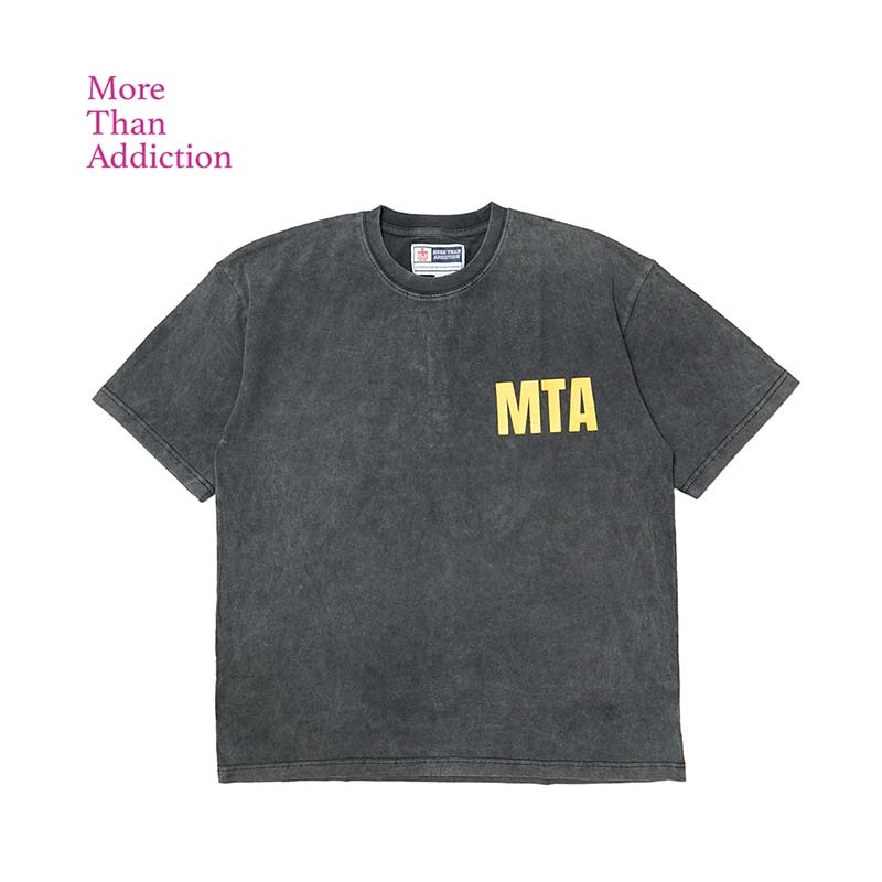 MTA Logo Washed Tee Black 短袖 水洗 黑色 MT25T003-BK [台灣現貨]