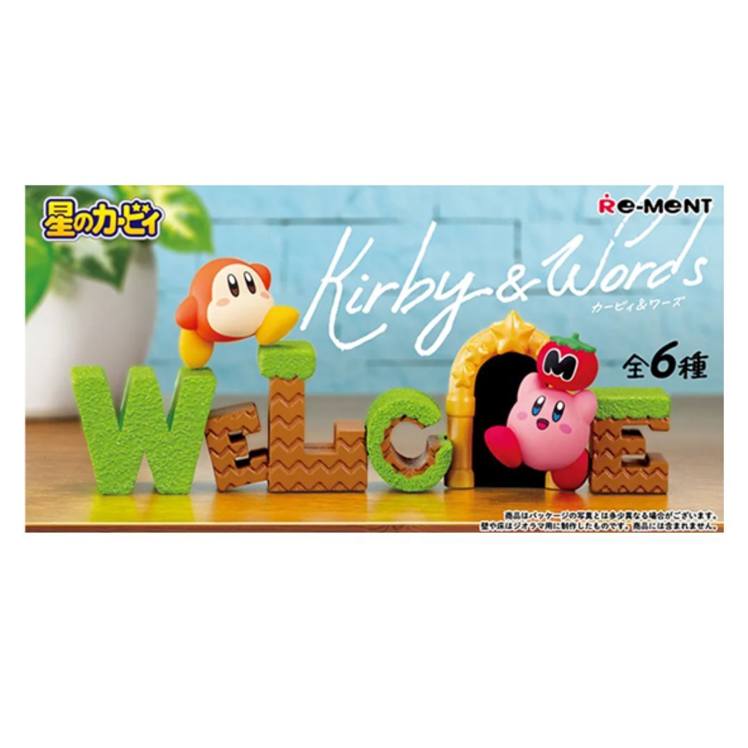 RE-MENT 星之卡比文字擺設系列 盒玩 盲盒 (全6款)