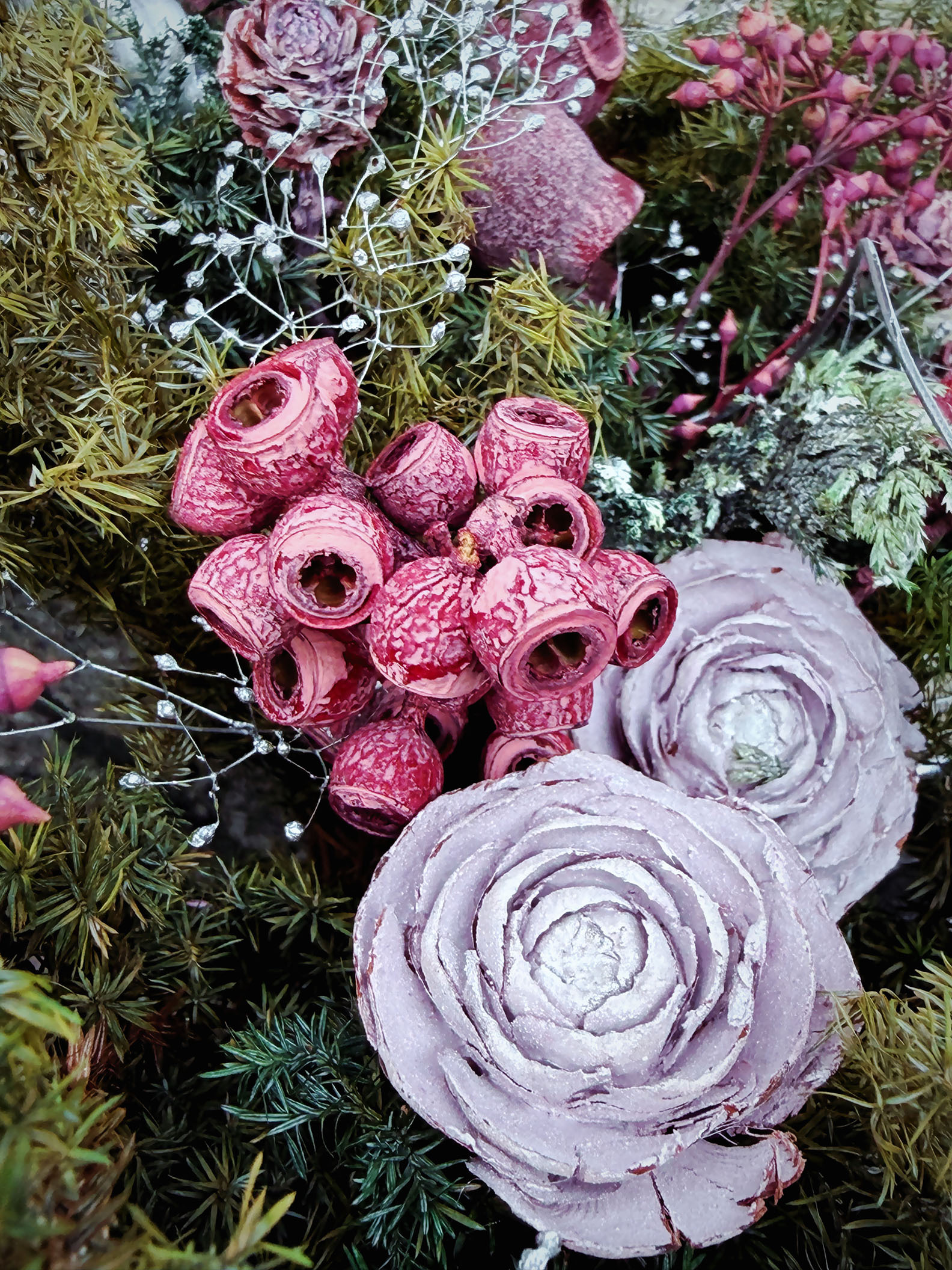 【懶人花材包】紫莓花圈🫐